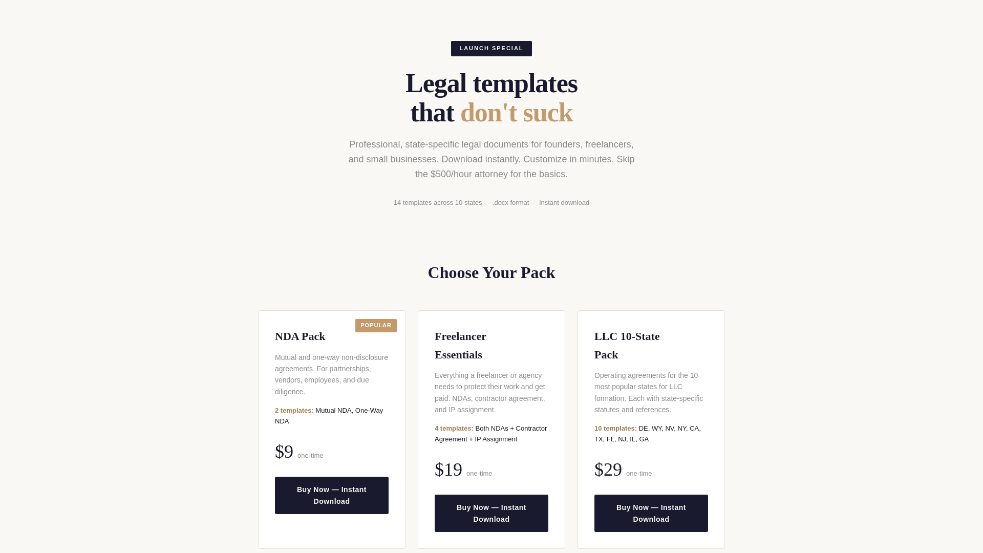 website screenshot of https://clausekit.org/