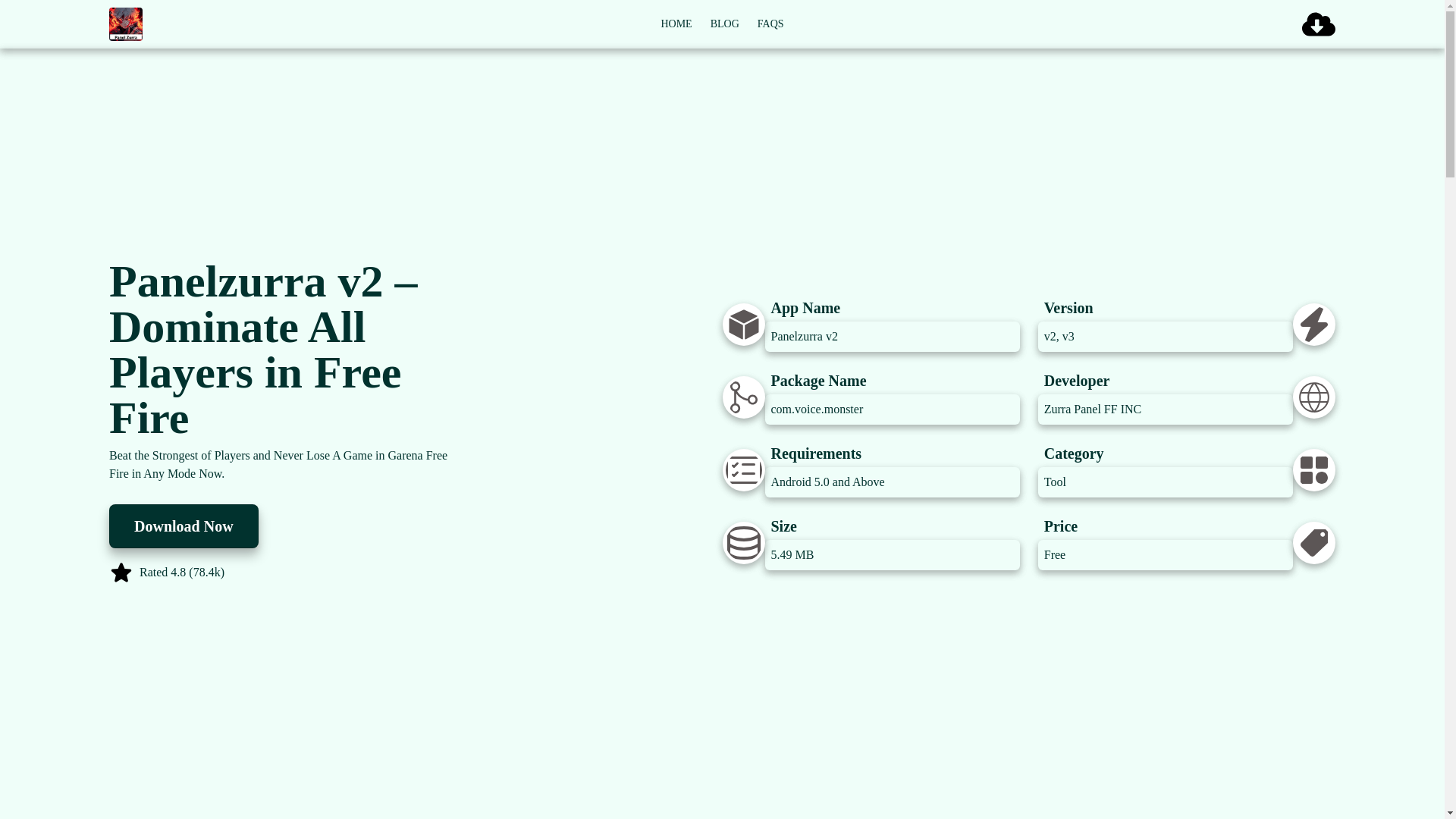 website screenshot of https://panelzurrav2-com.pages.dev/