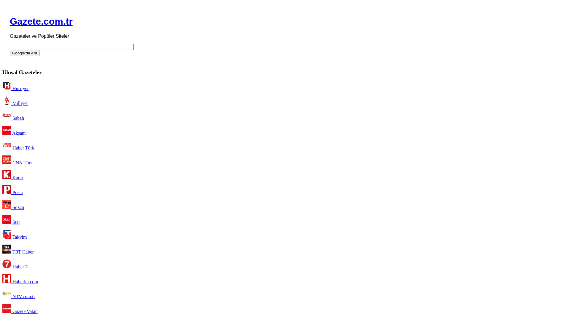 website screenshot of https://gazete.tr/