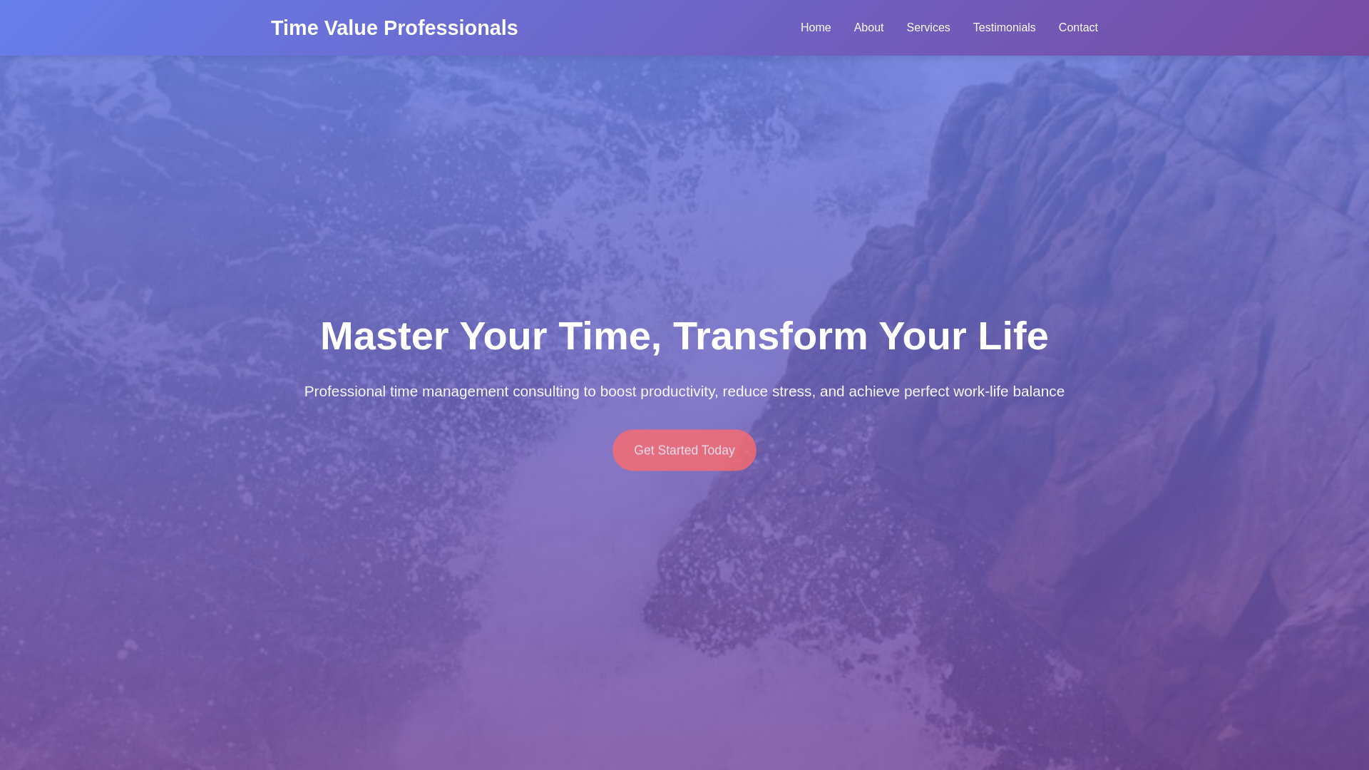 website screenshot of https://timevalueprofessionals.cyou/