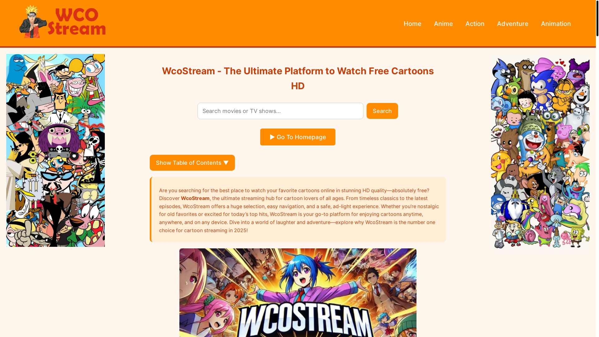 website screenshot of https://wcostream-za-com.pages.dev/