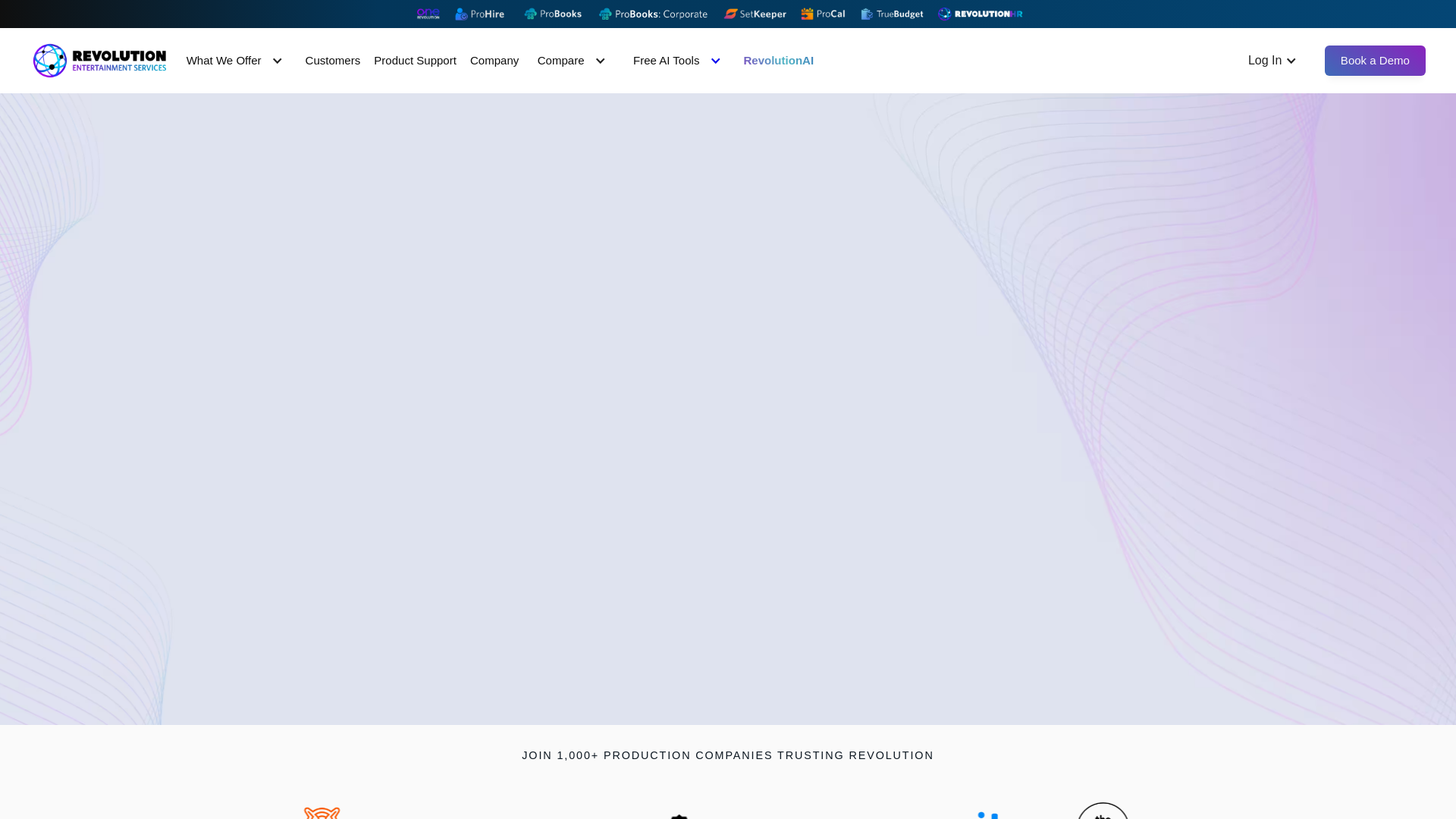 website screenshot of https://joinrevolutiones.com