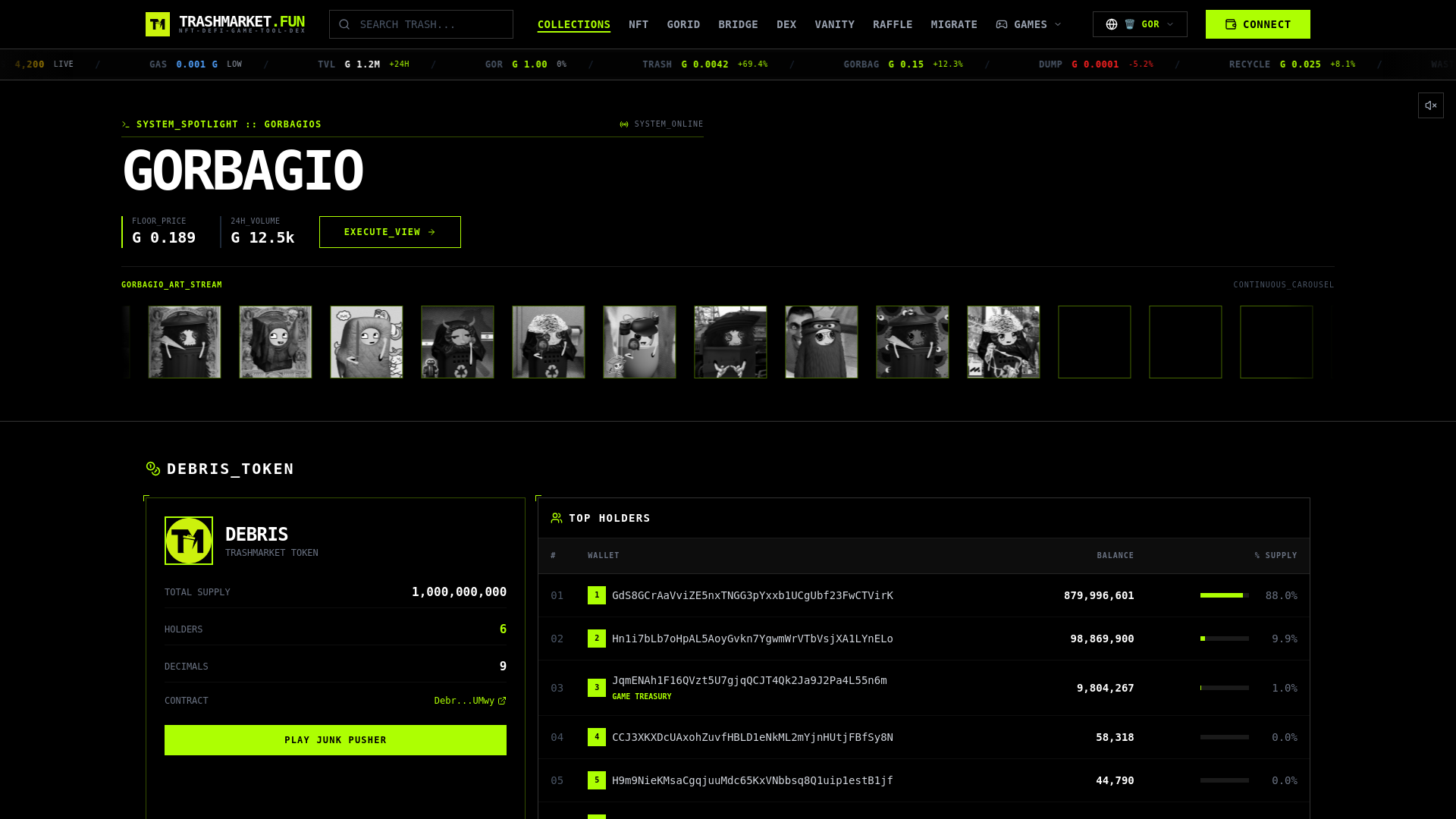 website screenshot of https://trashmarket-fun.pages.dev/