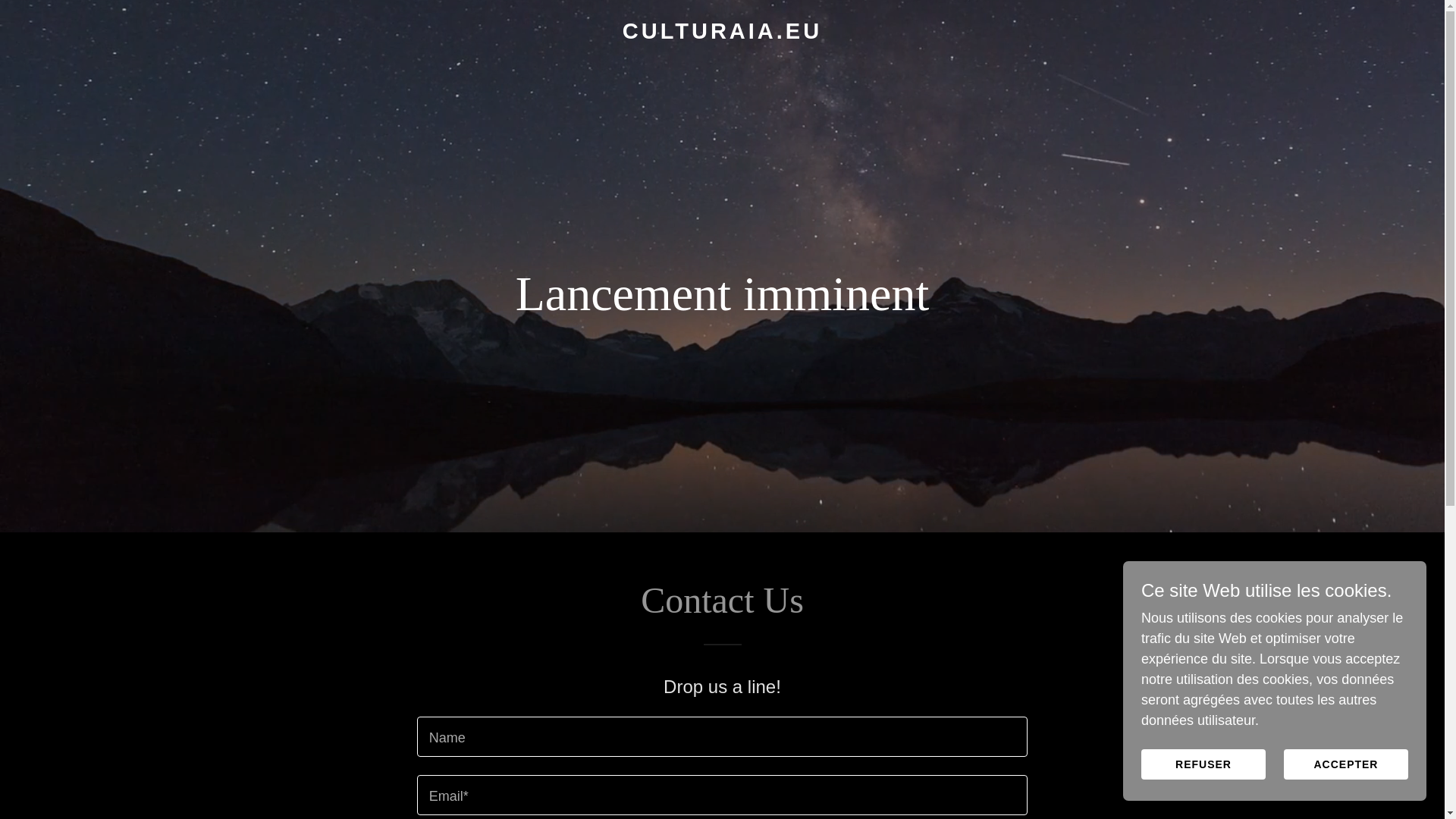 website screenshot of https://culturaia.eu/
