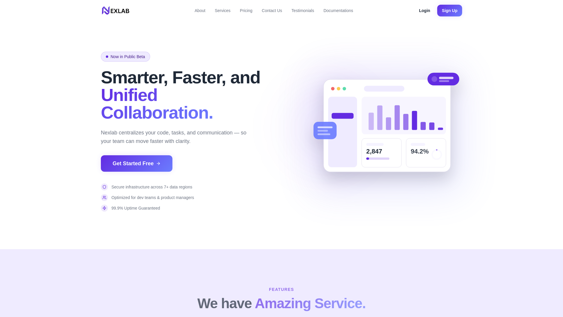 website screenshot of https://nexlab.sbs/