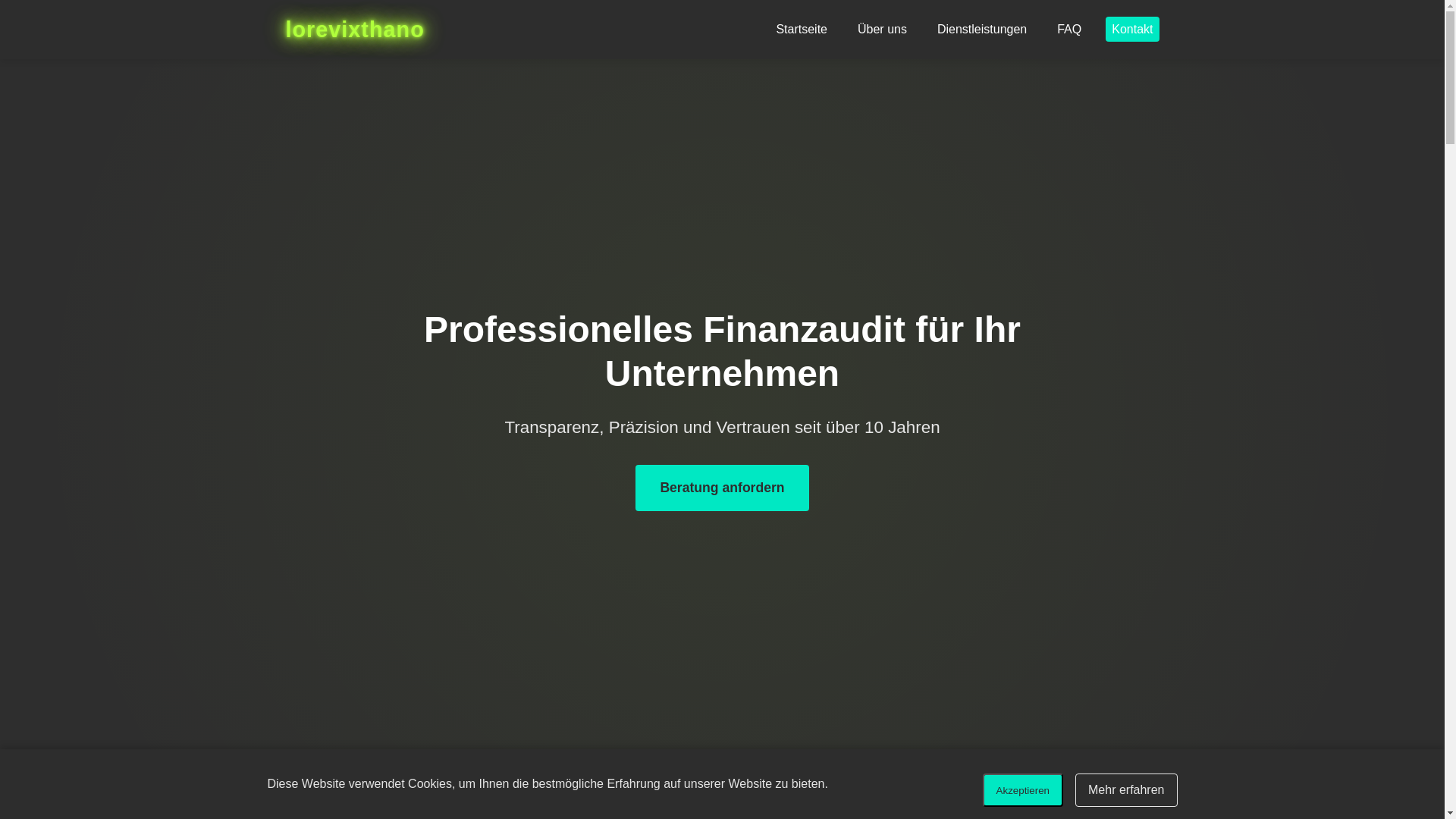 website screenshot of https://lorevixthano.com/