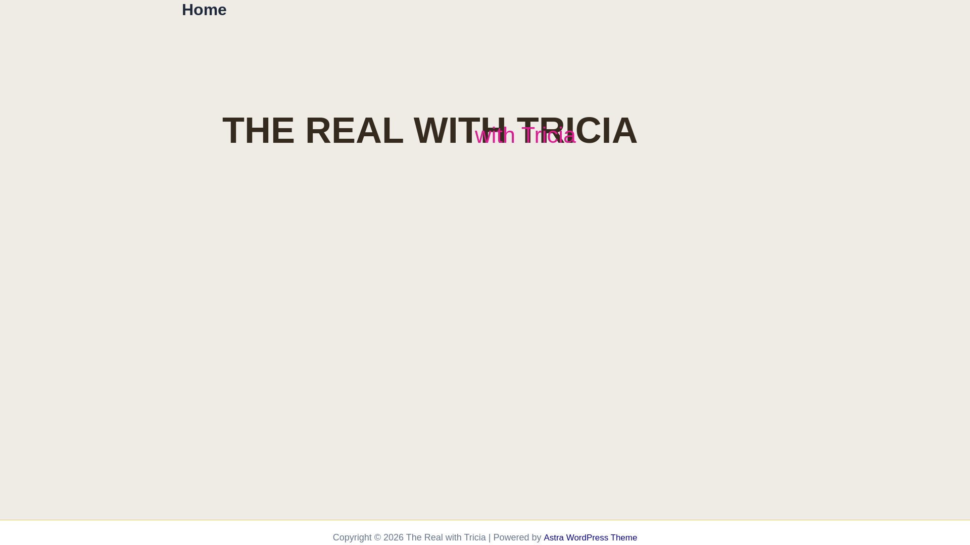 website screenshot of https://therealwithtricia.com