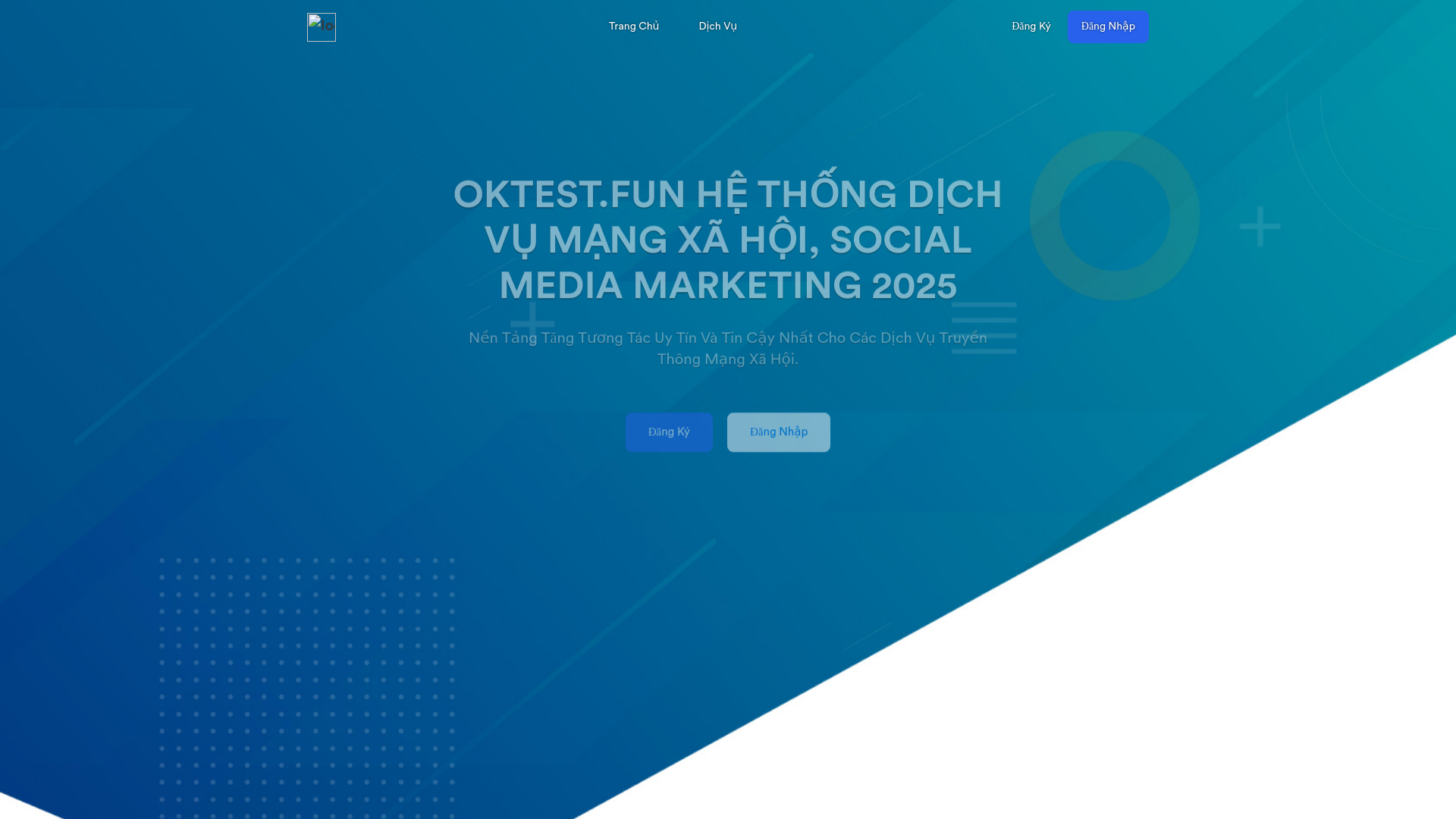 website screenshot of https://oktest.fun/