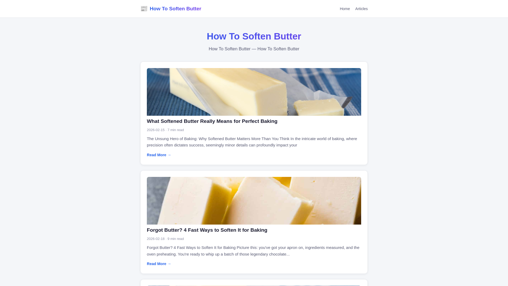 website screenshot of https://how-to-soften-butter.pages.dev/