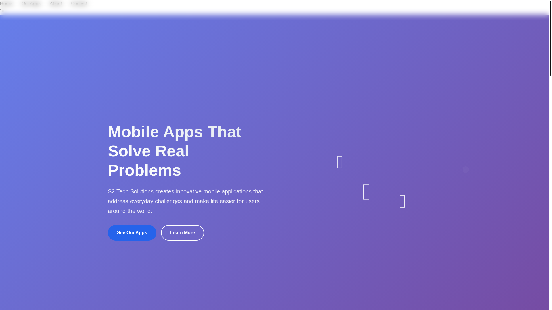 website screenshot of https://s2techsolutions.org/