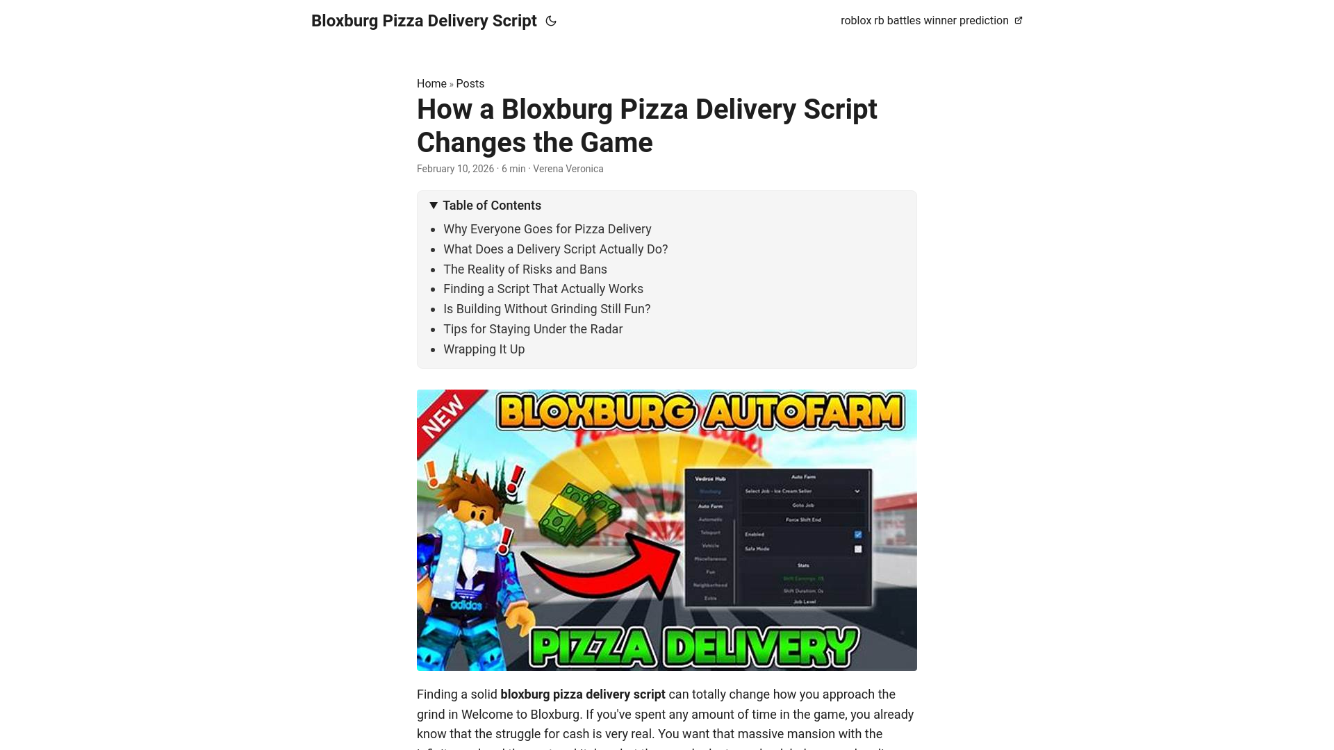website screenshot of https://bloxburg-pizza-delivery-script.pages.dev/
