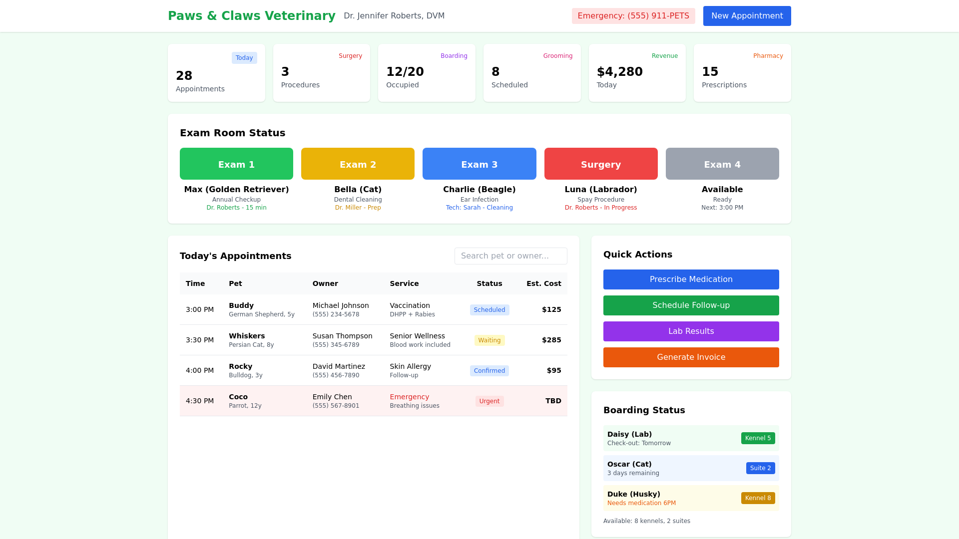 website screenshot of https://m304-petclinic.pages.dev/