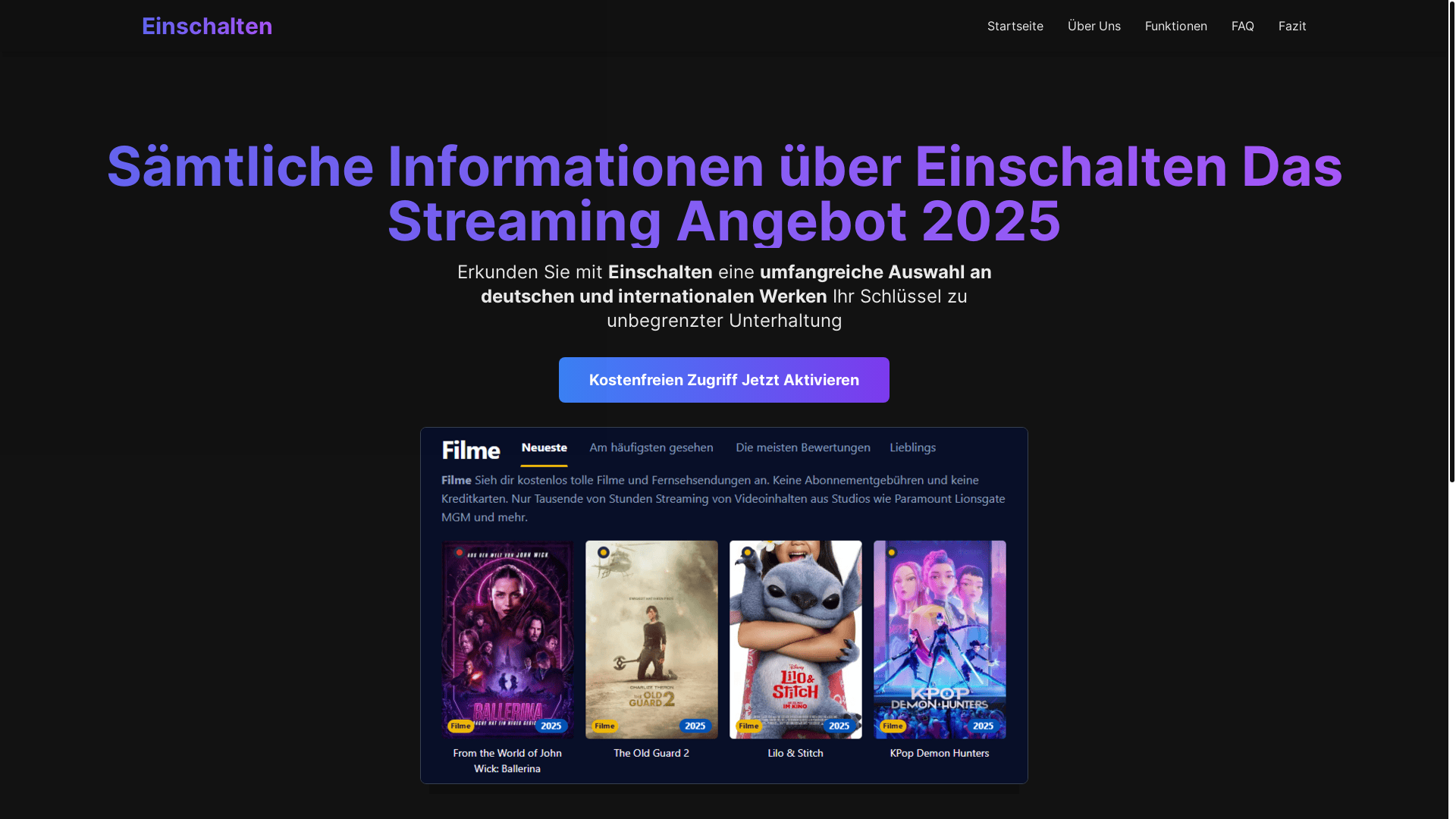 website screenshot of https://einschalten-ibs1.pages.dev/