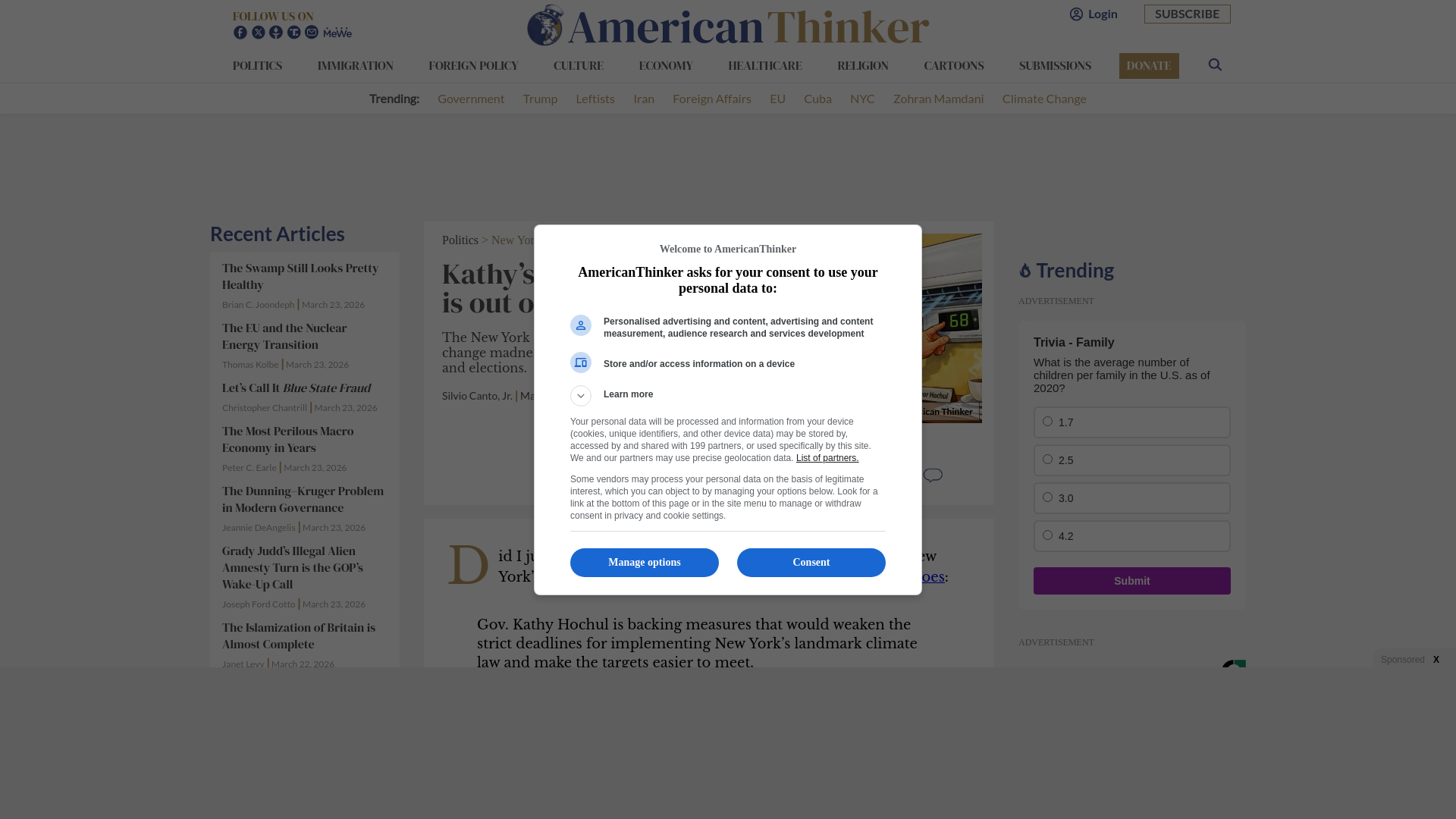 website screenshot of https://www.americanthinker.com/blog/2026/03/kathy_s_green_tambourine_is_out_of_tune.html