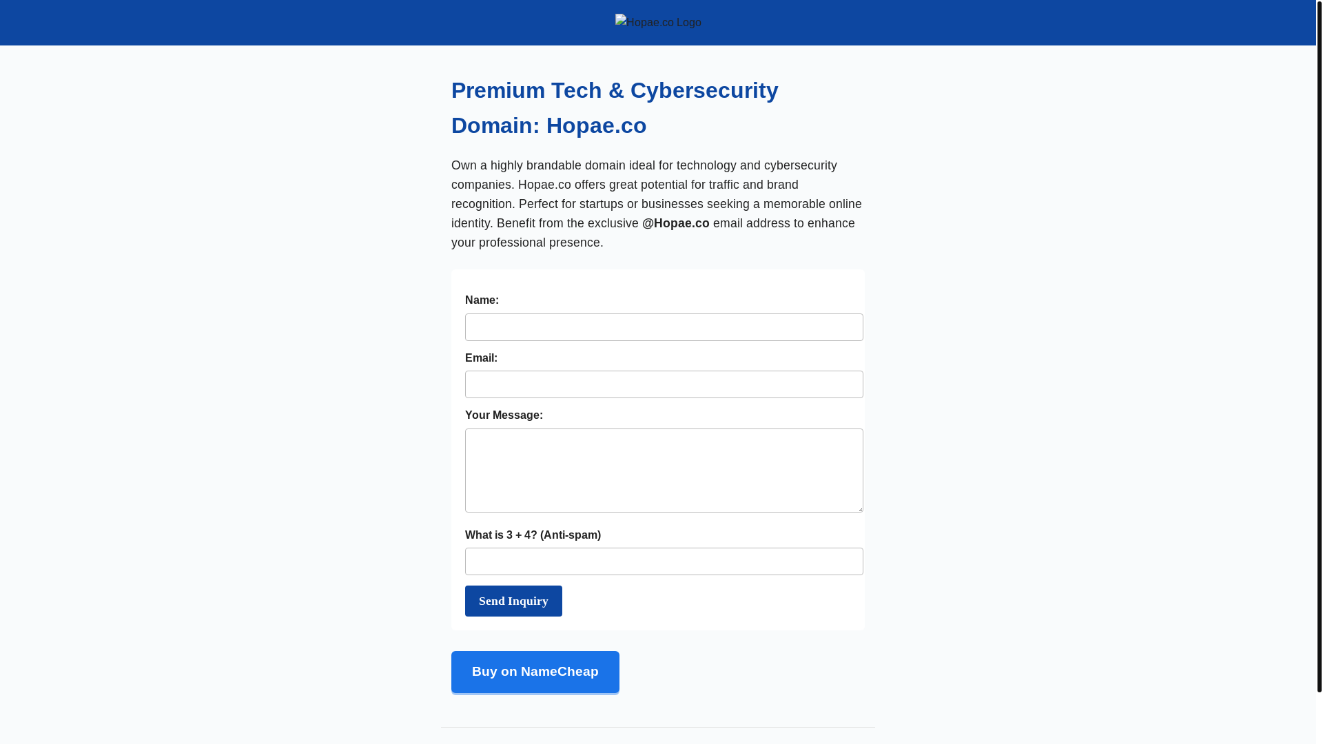 website screenshot of https://hopae.co/