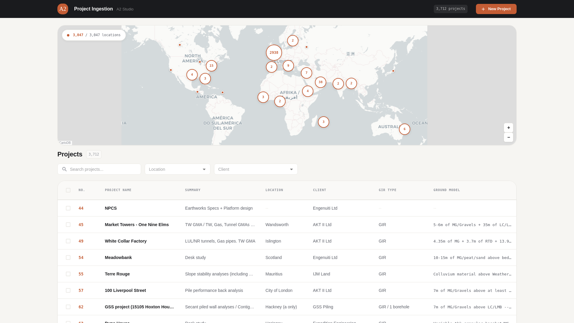 website screenshot of https://project-ingestion-portal.pages.dev/