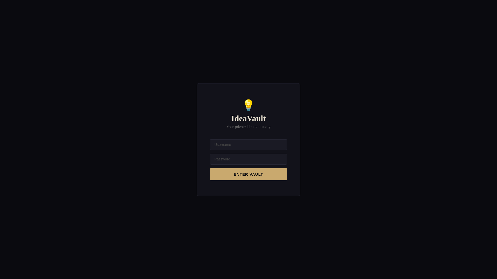 website screenshot of https://ideasvault.pages.dev/