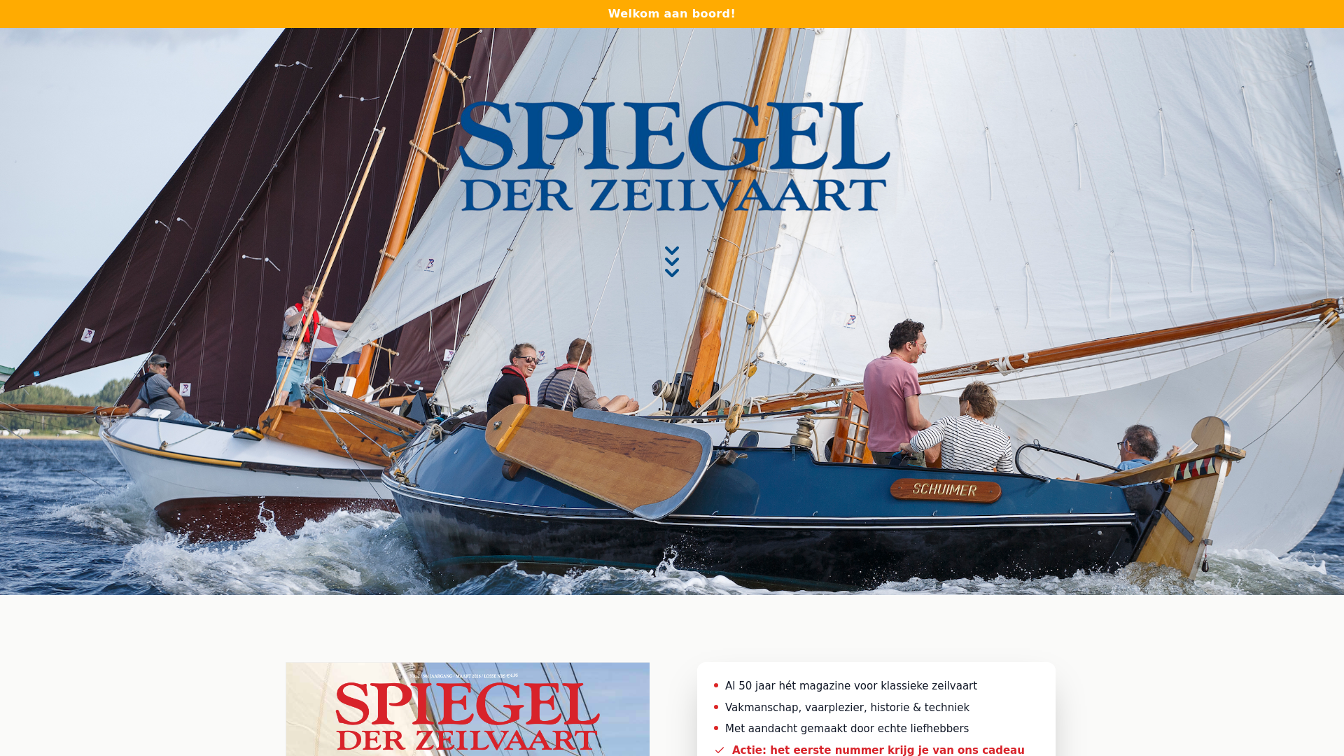 website screenshot of https://spiegel-actie.pages.dev/