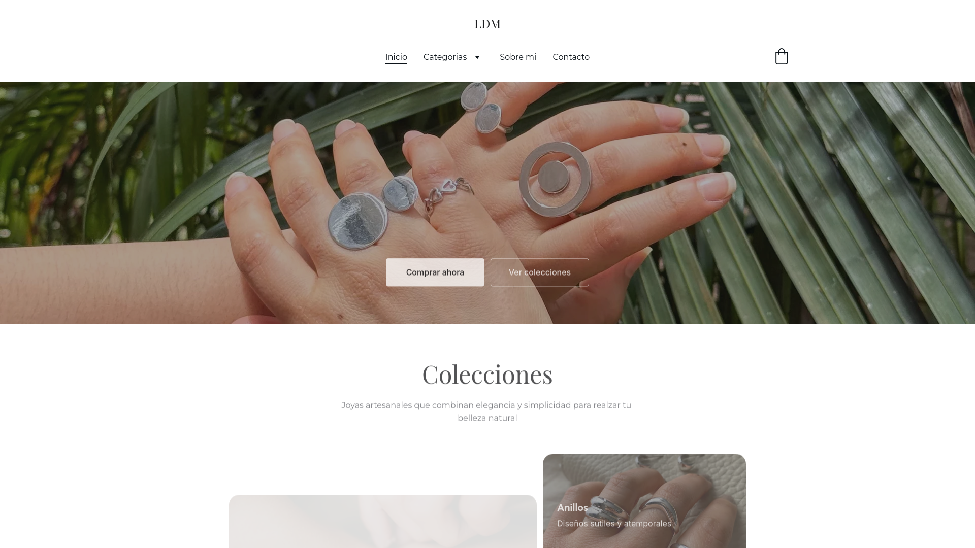 website screenshot of https://ldmjoyeria.com/