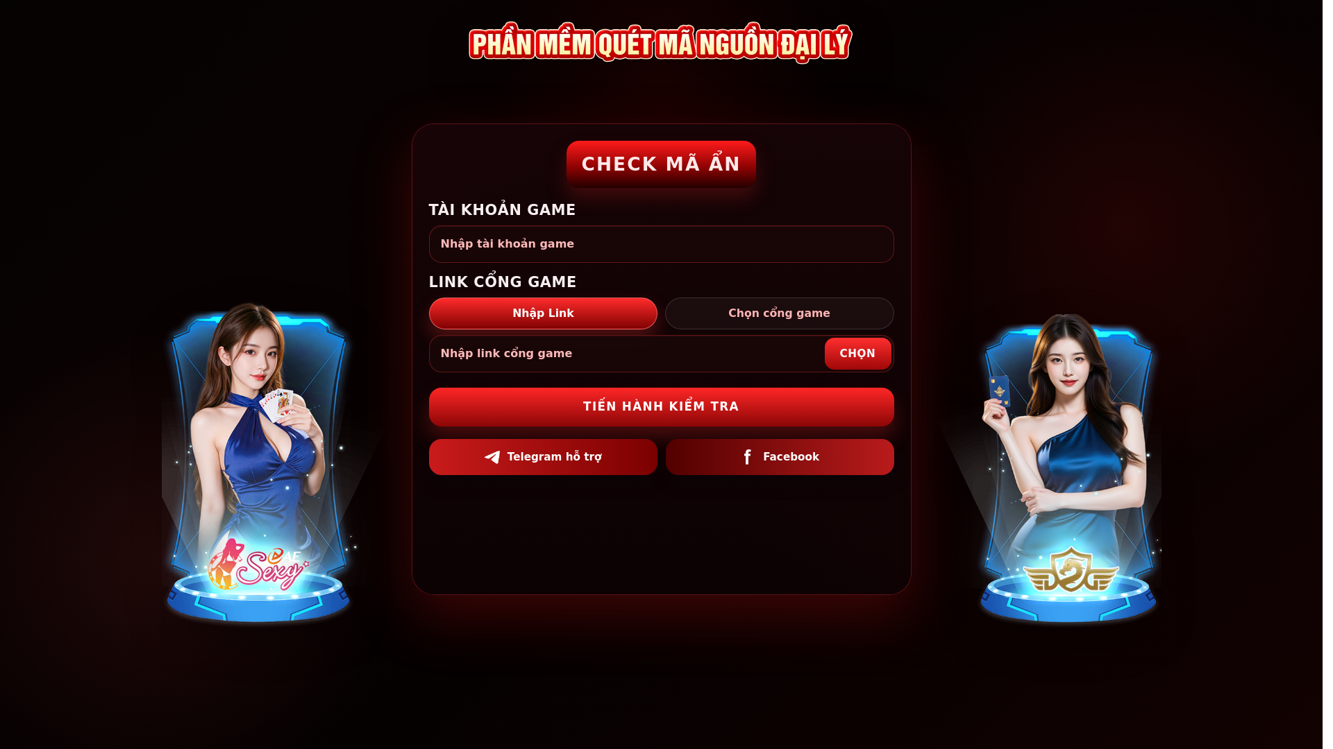 website screenshot of https://xoamacuoc.pages.dev/