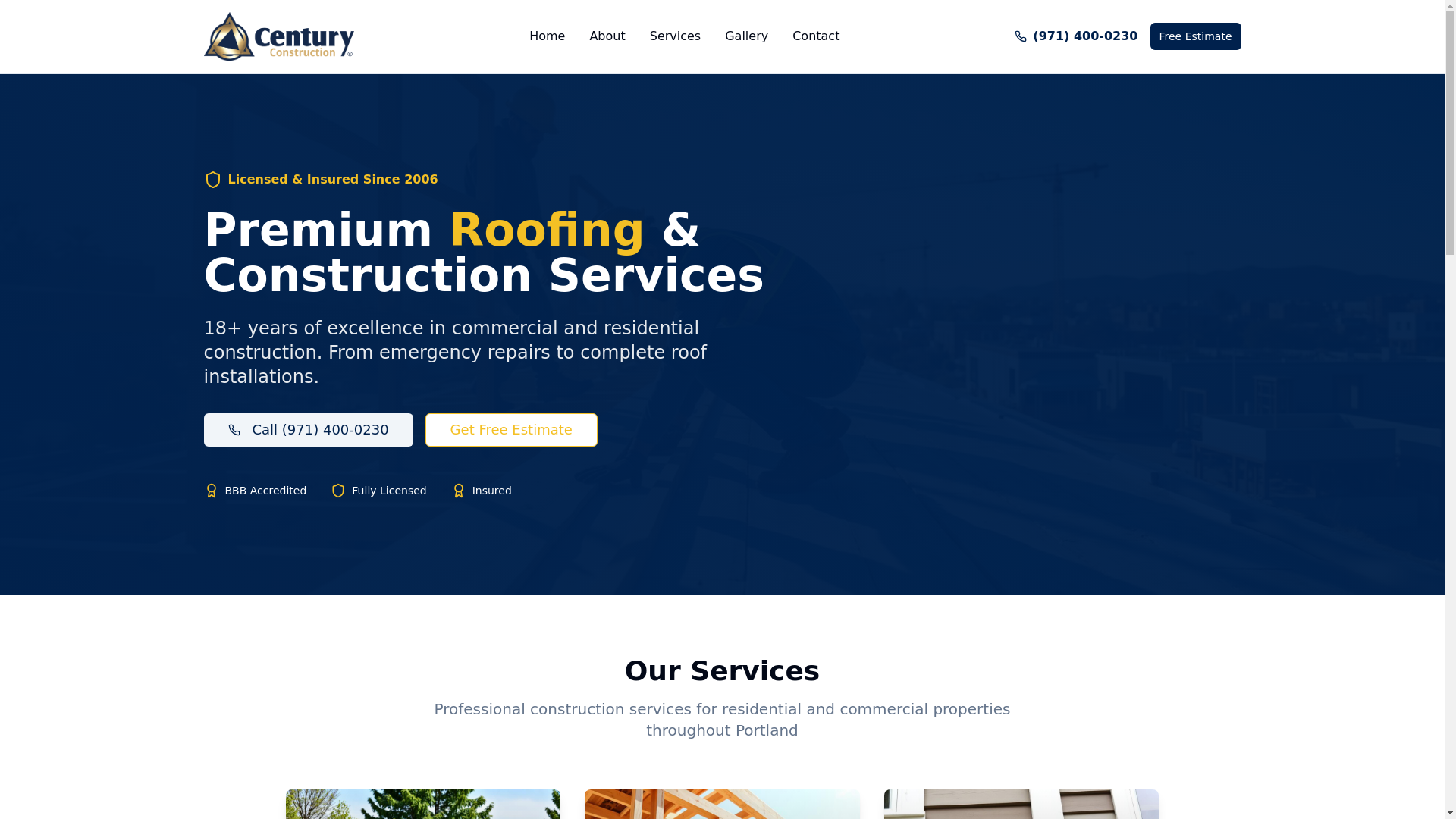 website screenshot of https://century-site-refresh.pages.dev/
