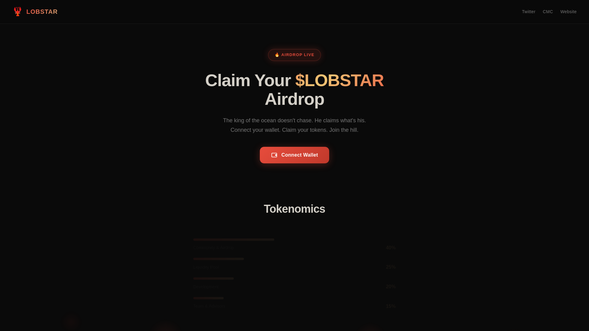 website screenshot of https://lobstarwildeai.com