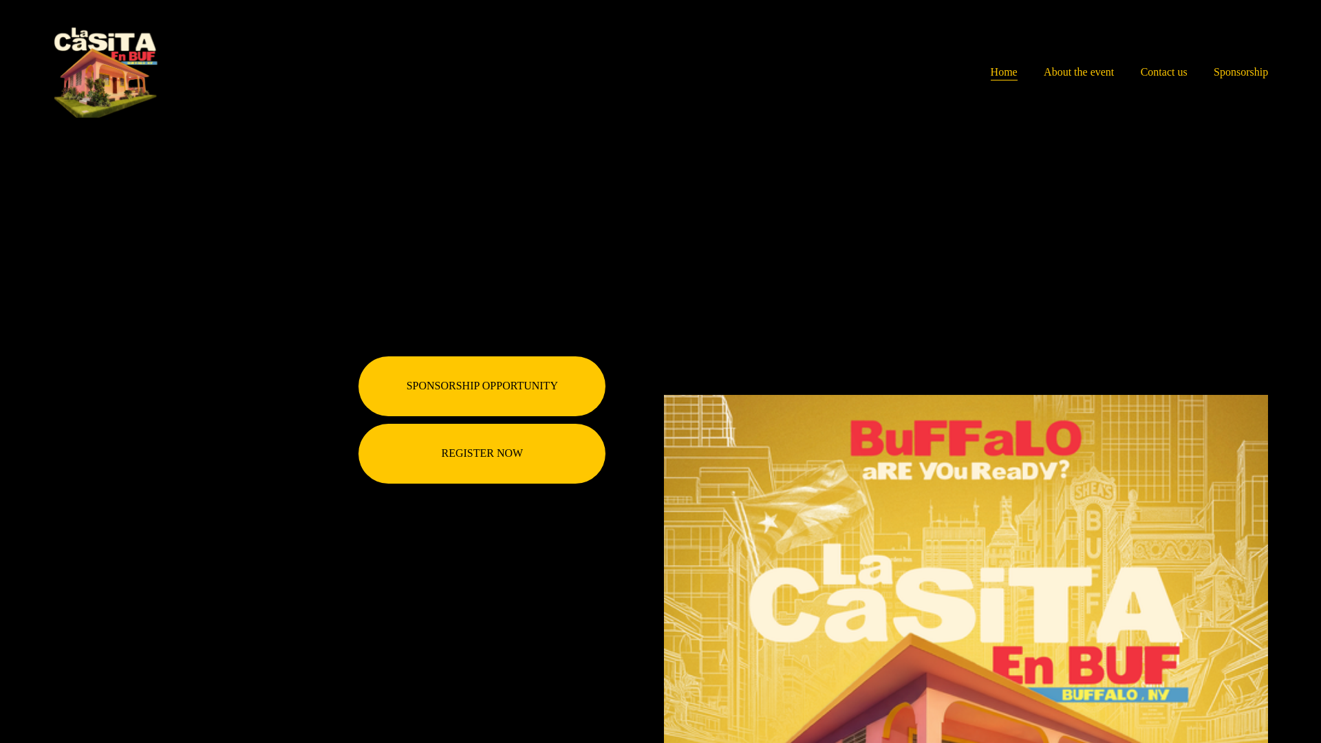 website screenshot of https://lacasitabuffalony.com/