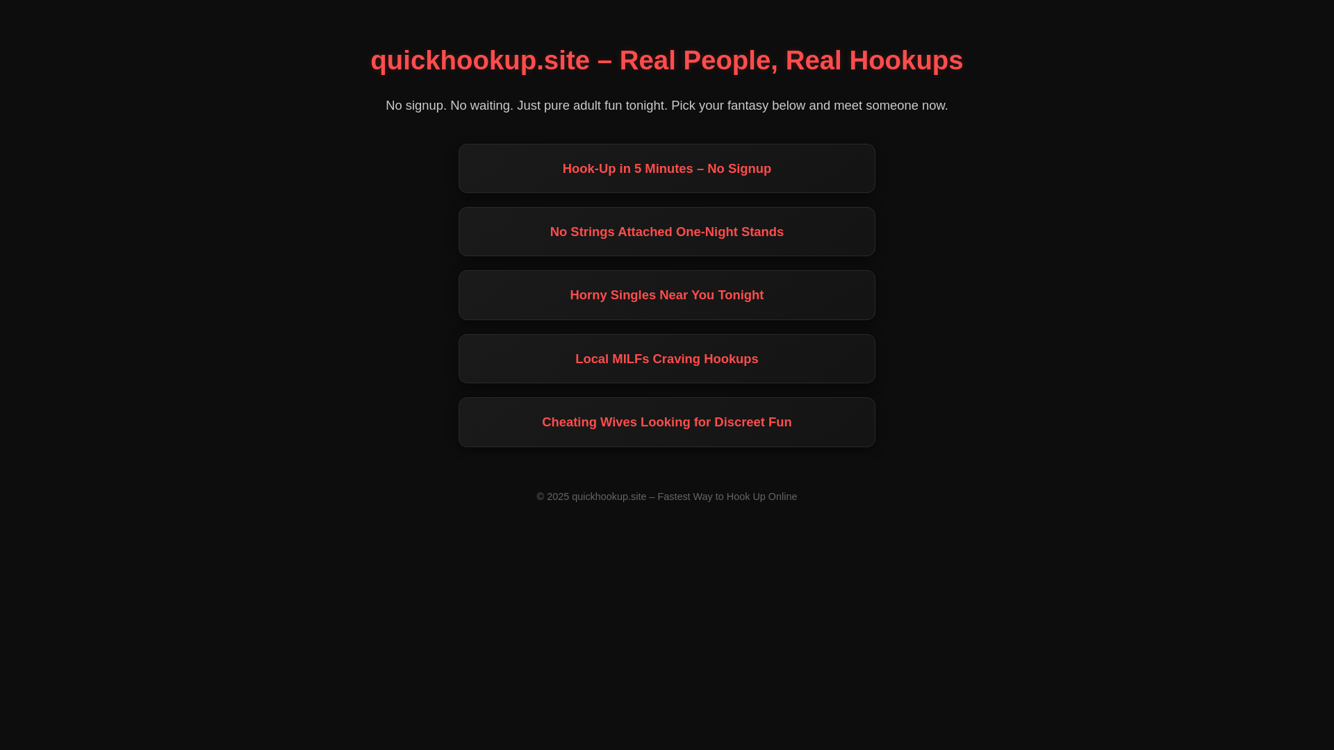 website screenshot of https://quickhookup.site/