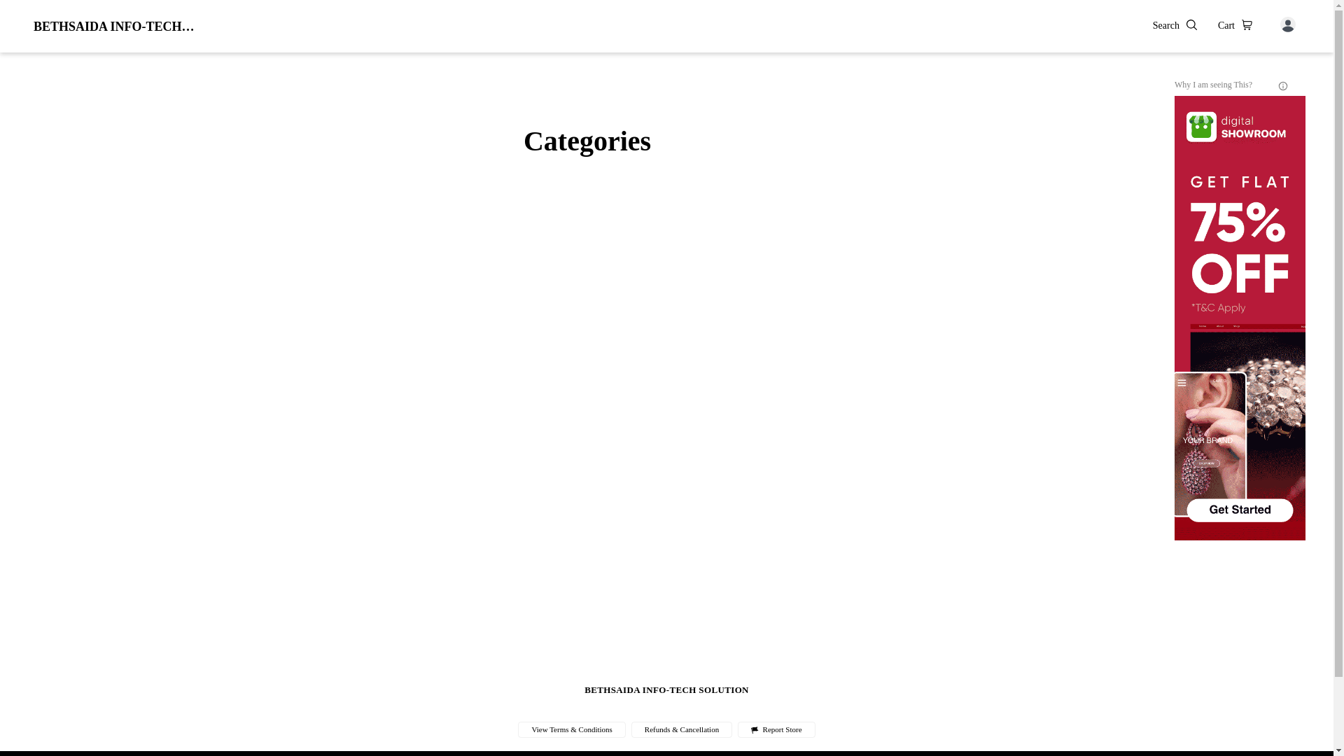 website screenshot of https://bethsaidainfotechsolution.co.in/
