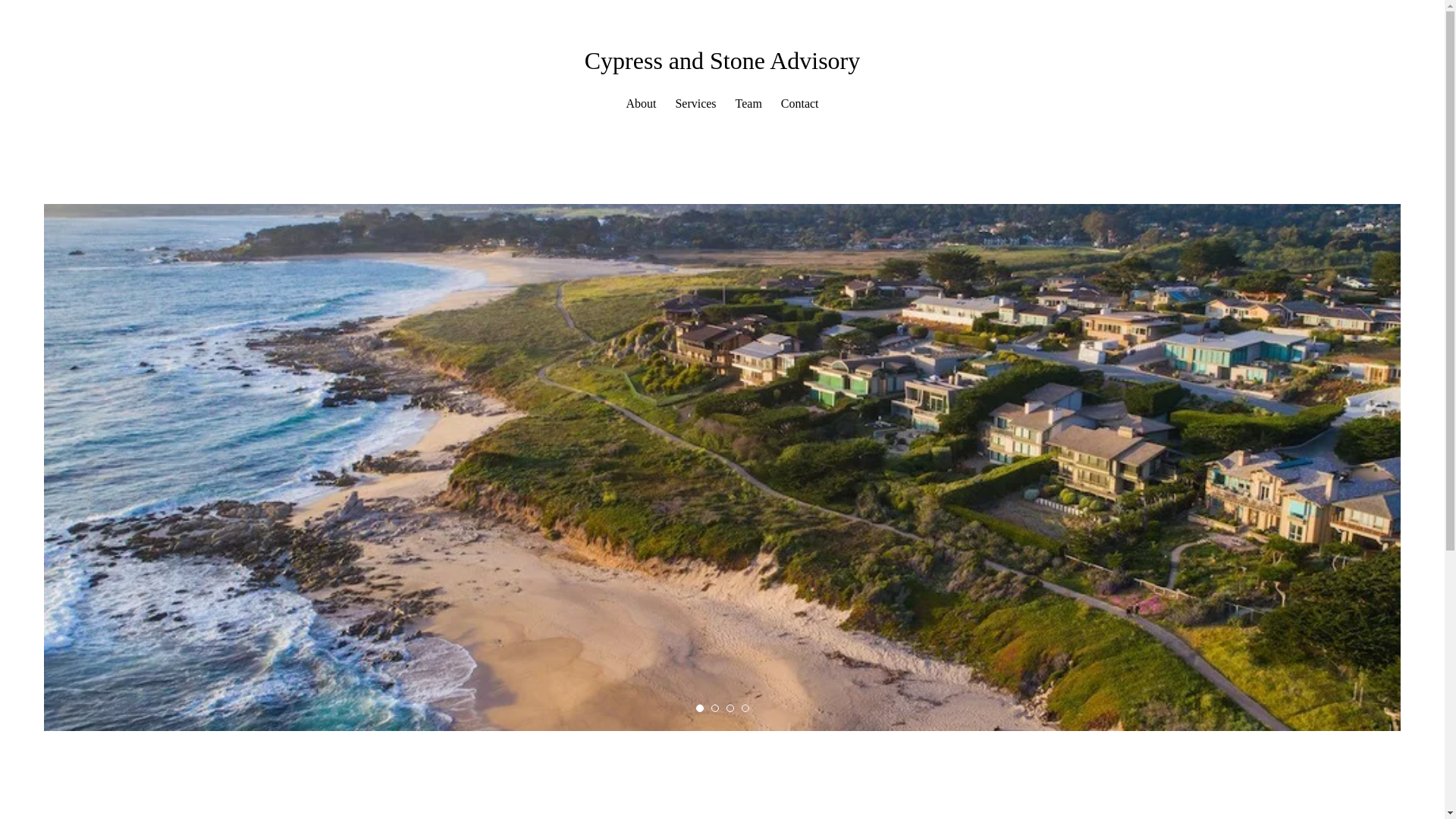 website screenshot of https://cypressandstoneadvisory.com/
