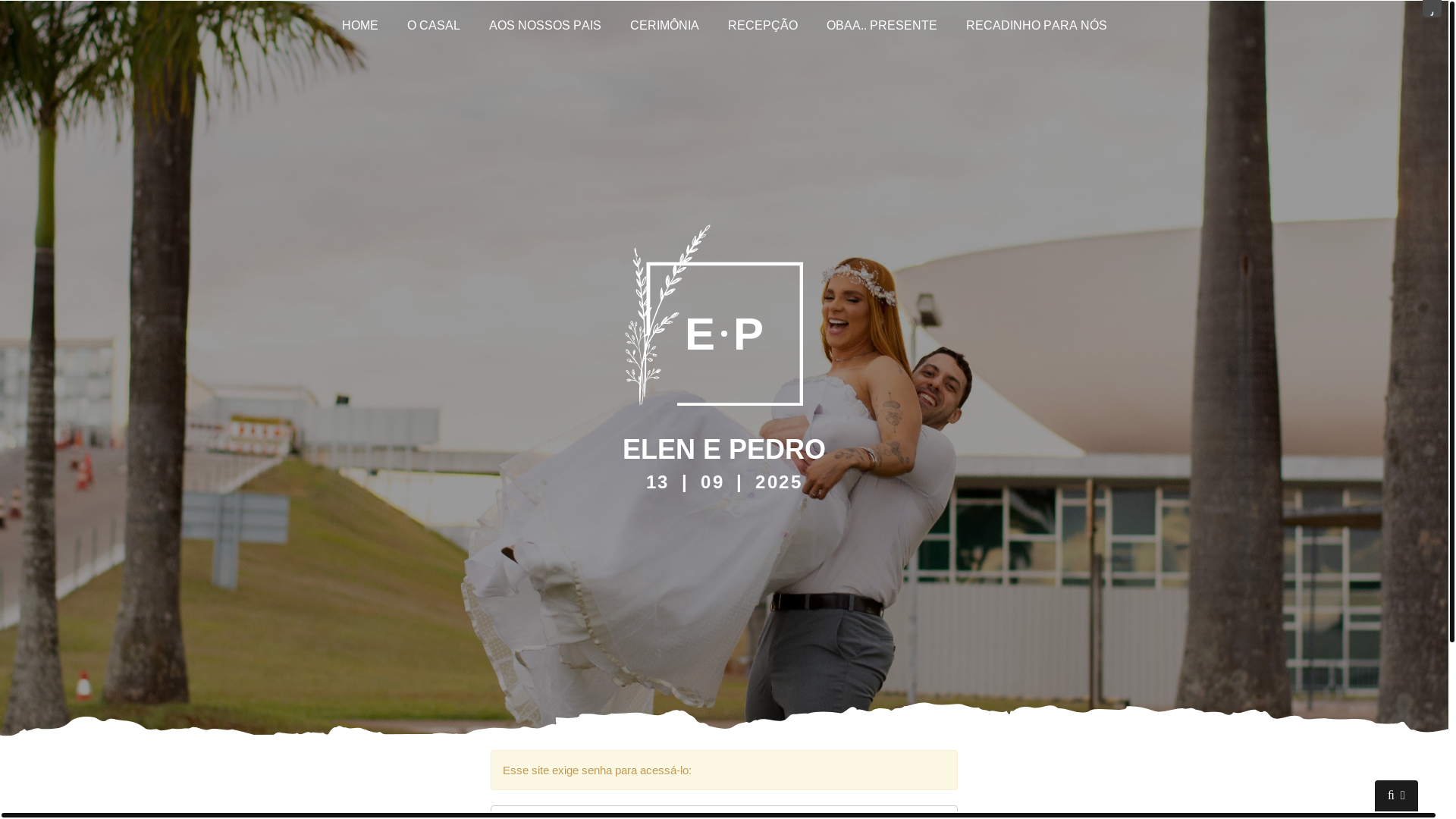 website screenshot of https://elenepedroivo.com.br/