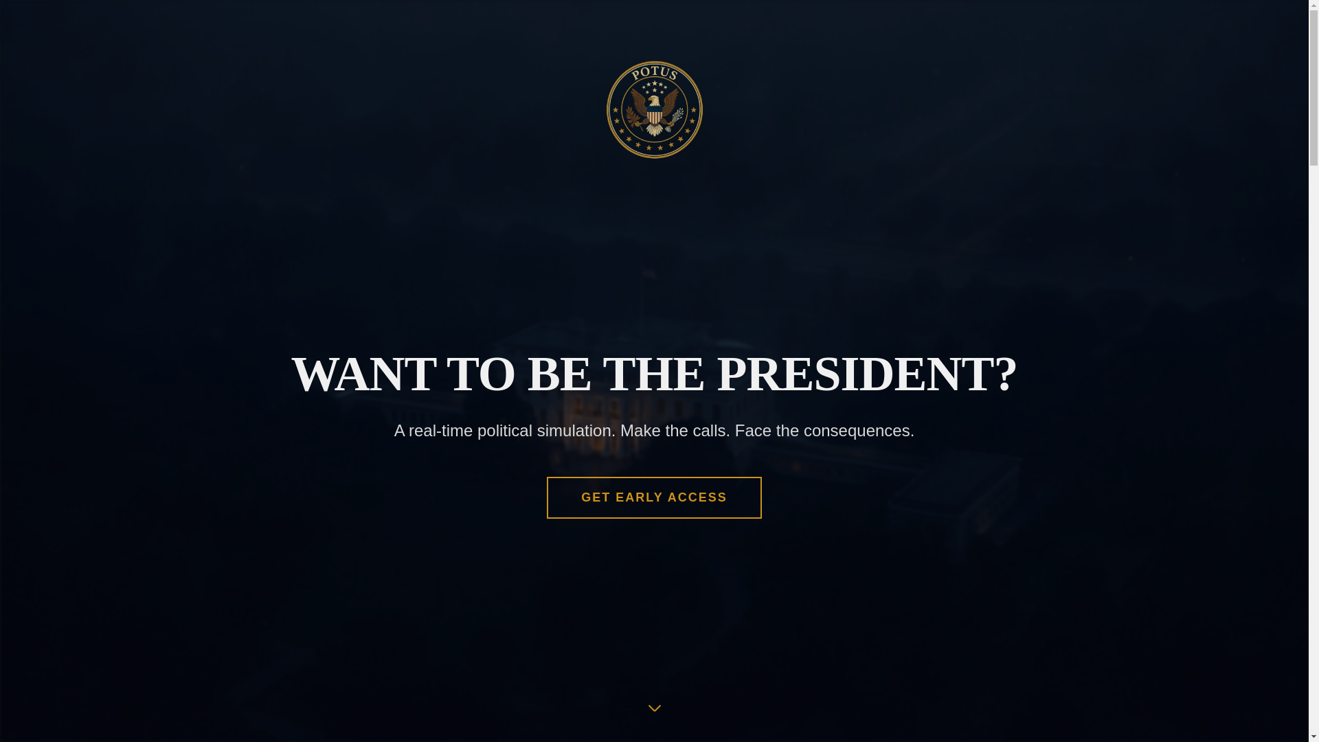 website screenshot of https://potus-landing.pages.dev/