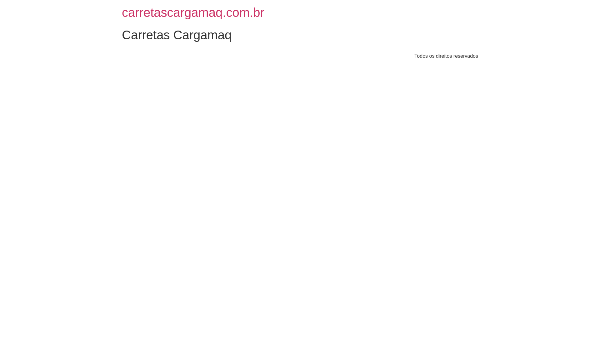 website screenshot of https://carretascargamaq.com.br