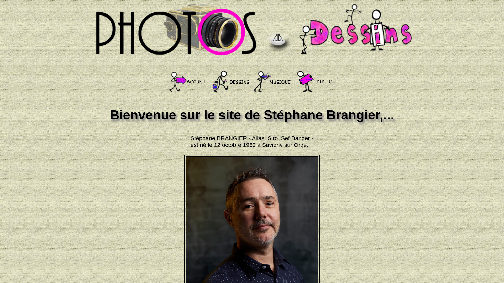 website screenshot of https://stef-brangier.fr