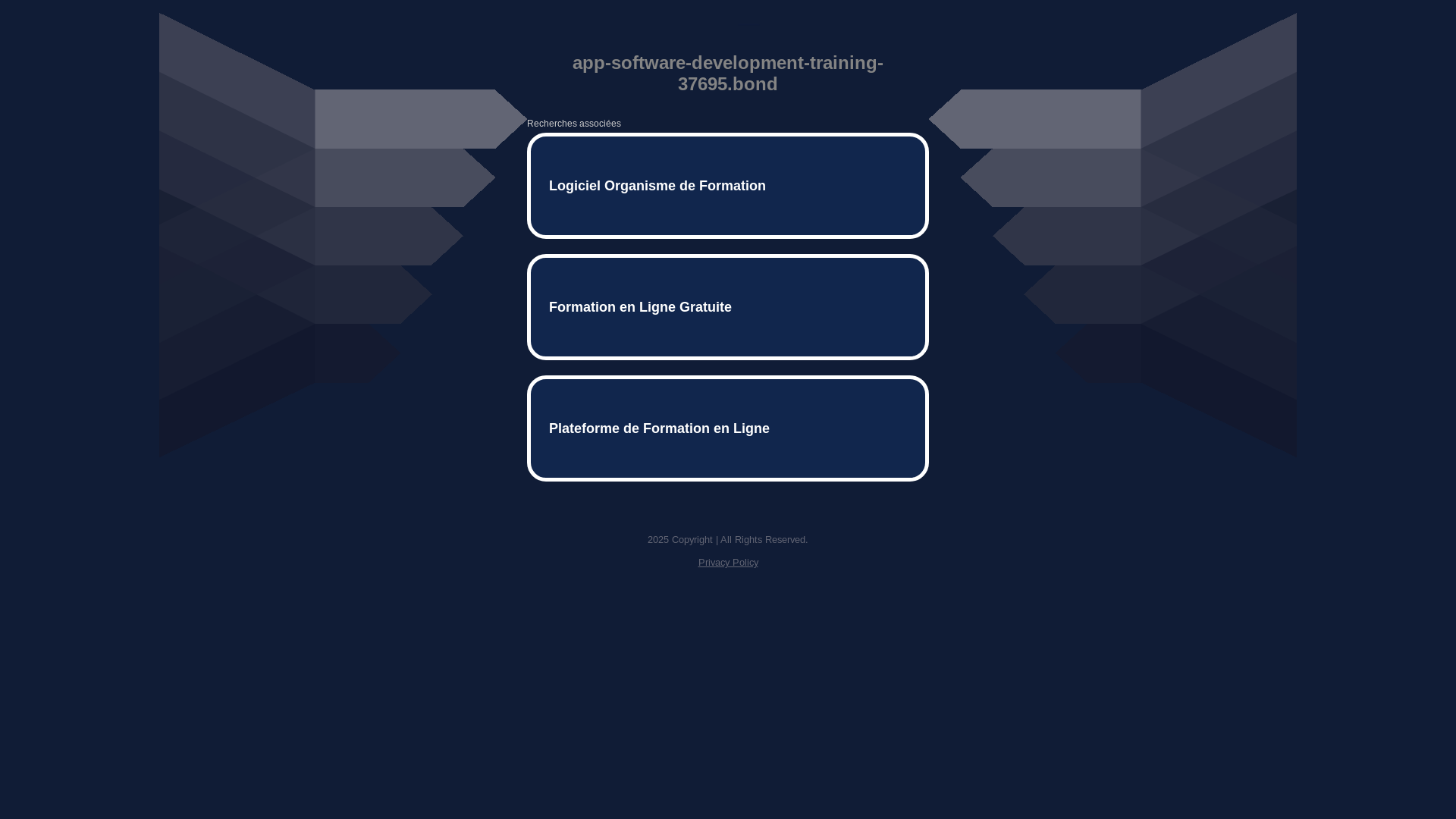 website screenshot of https://app-software-development-training-37695.bond/