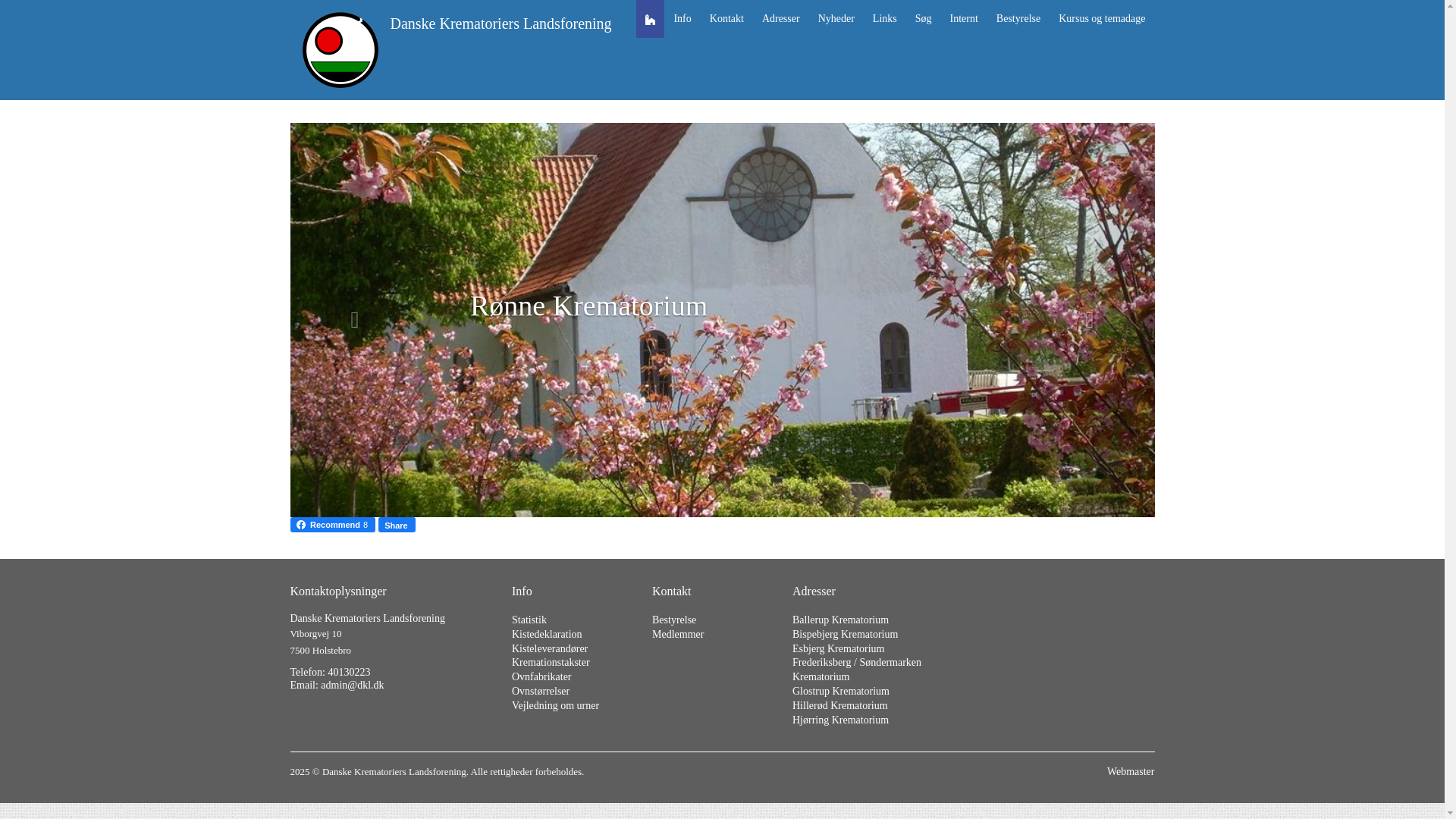 website screenshot of http://dkl.dk/