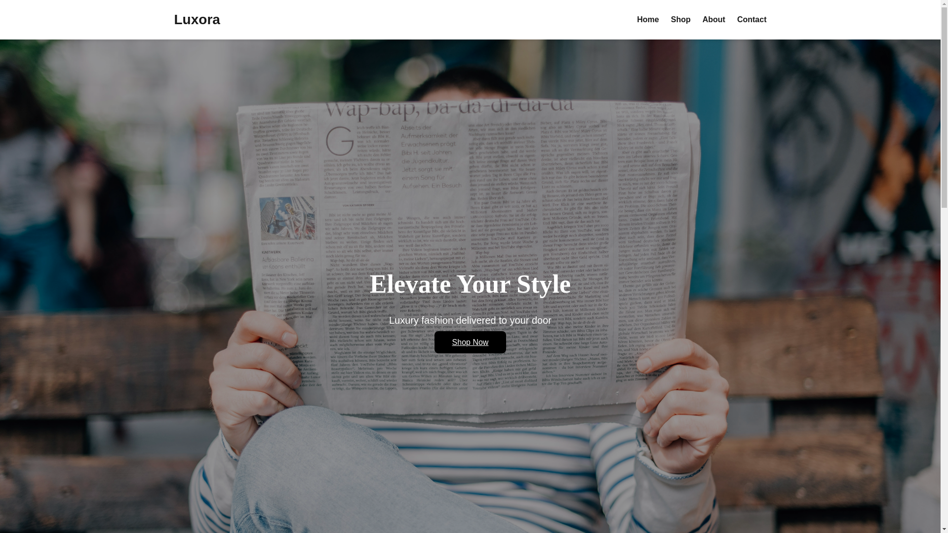 website screenshot of https://luxora-2vt.pages.dev/