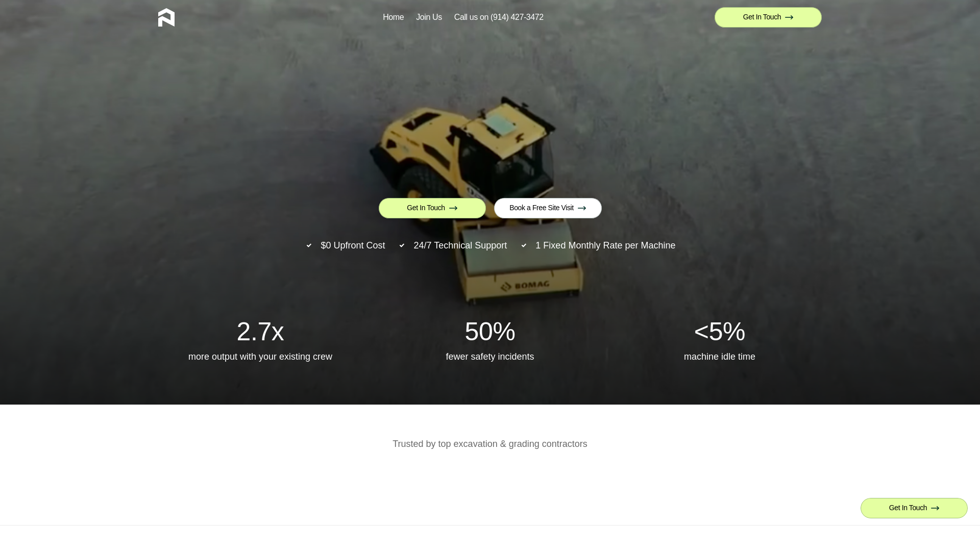 website screenshot of https://crewline-equipment.com/