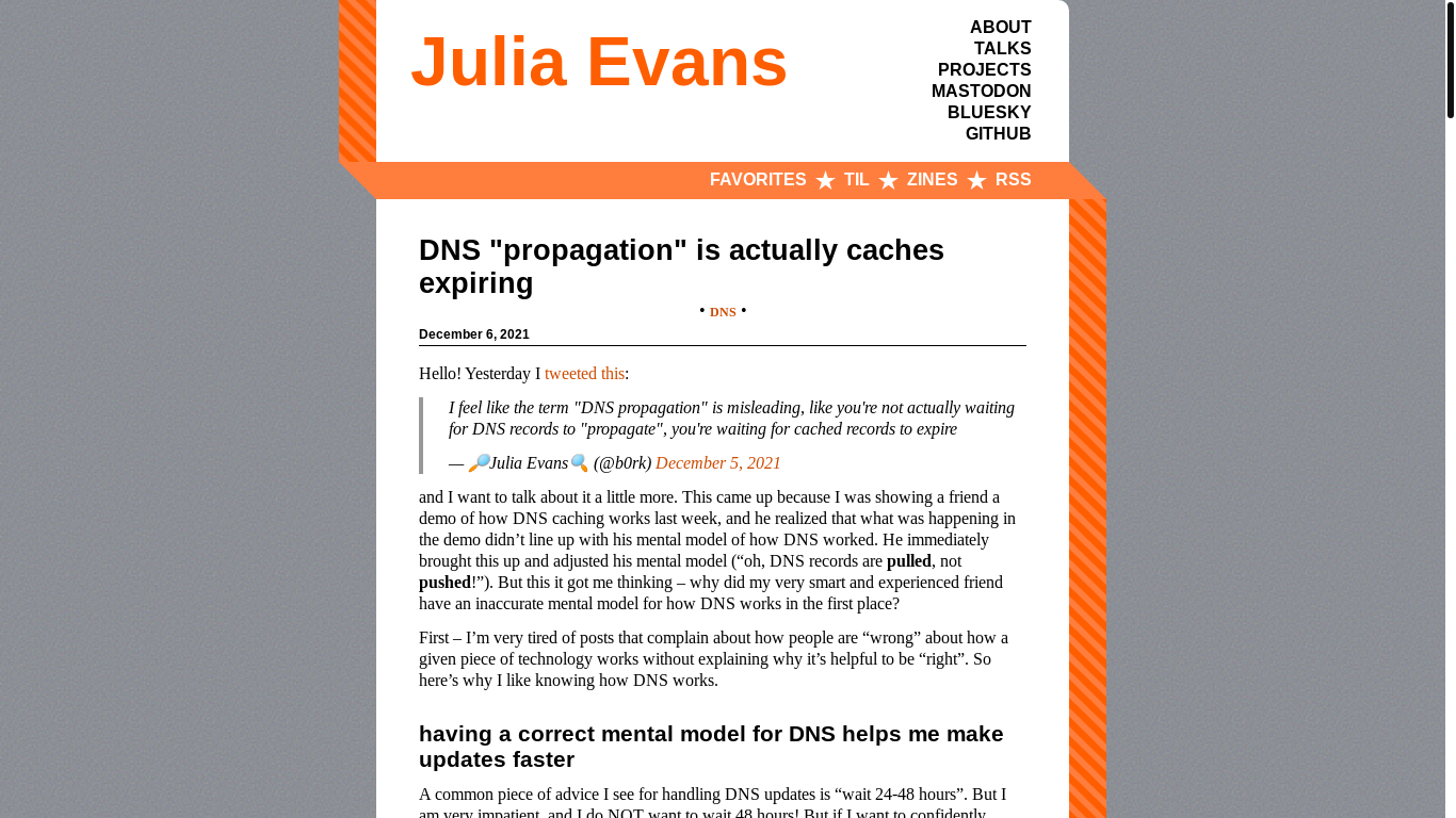 website screenshot of https://jvns.ca/blog/2021/12/06/dns-doesn-t-propagate/