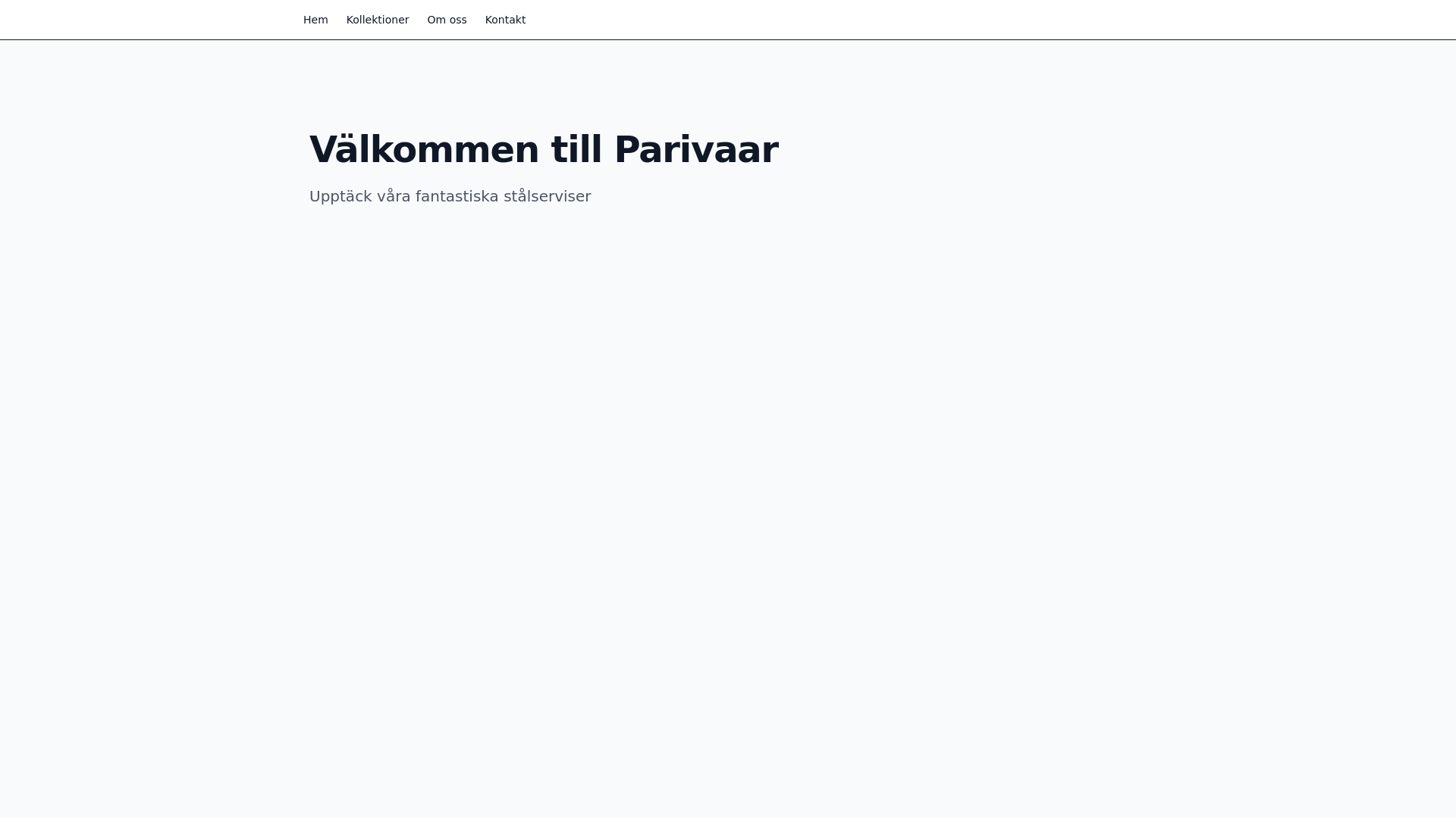 website screenshot of https://parivaar.se/