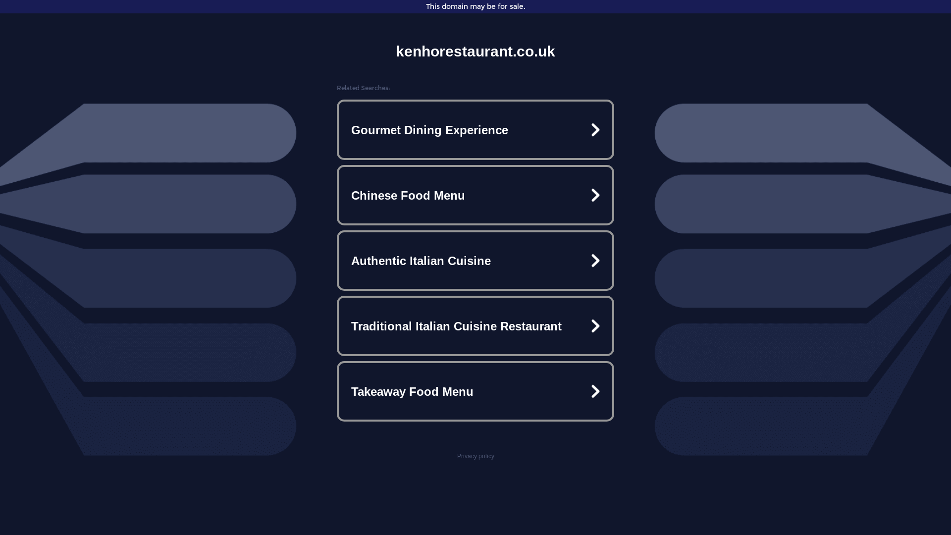 website screenshot of https://kenhorestaurant.co.uk/