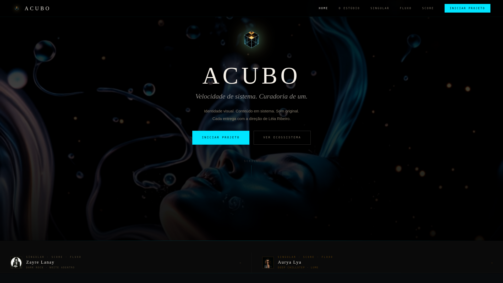 website screenshot of https://acubostudio.com