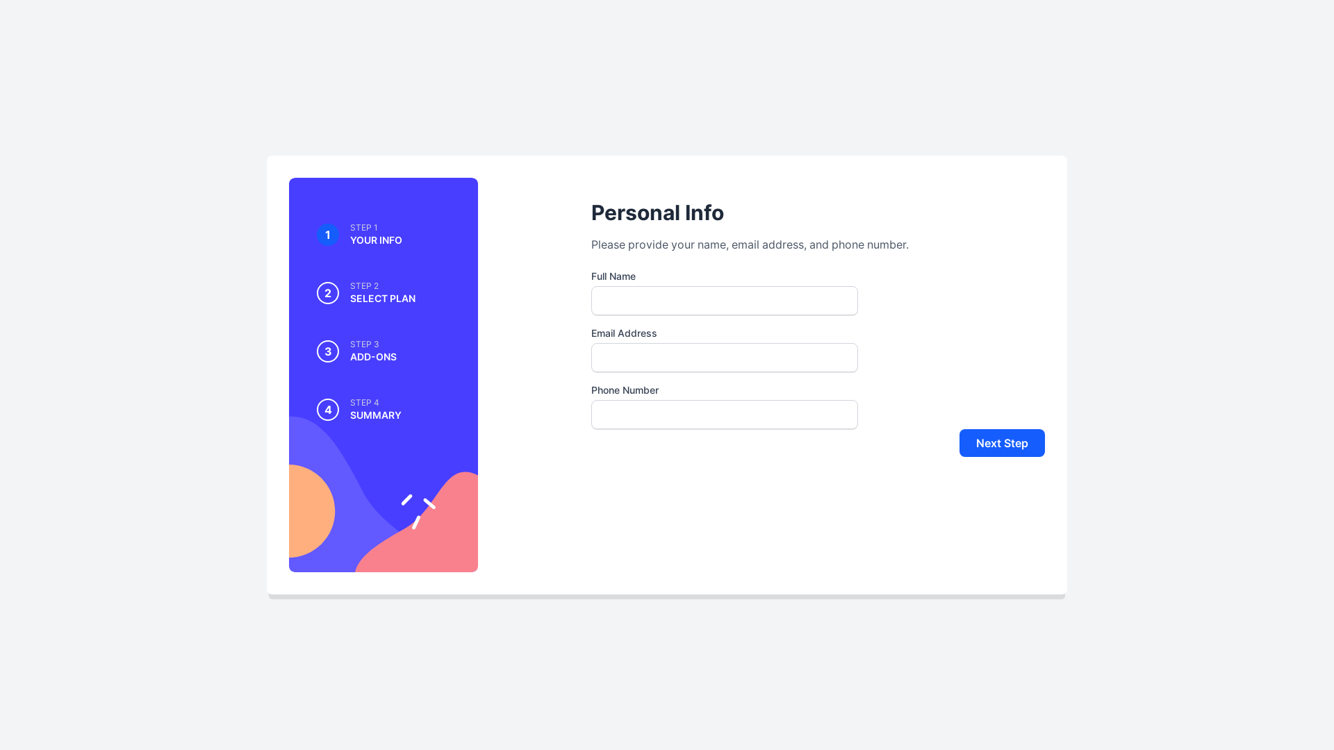 website screenshot of https://multi-step.pages.dev/