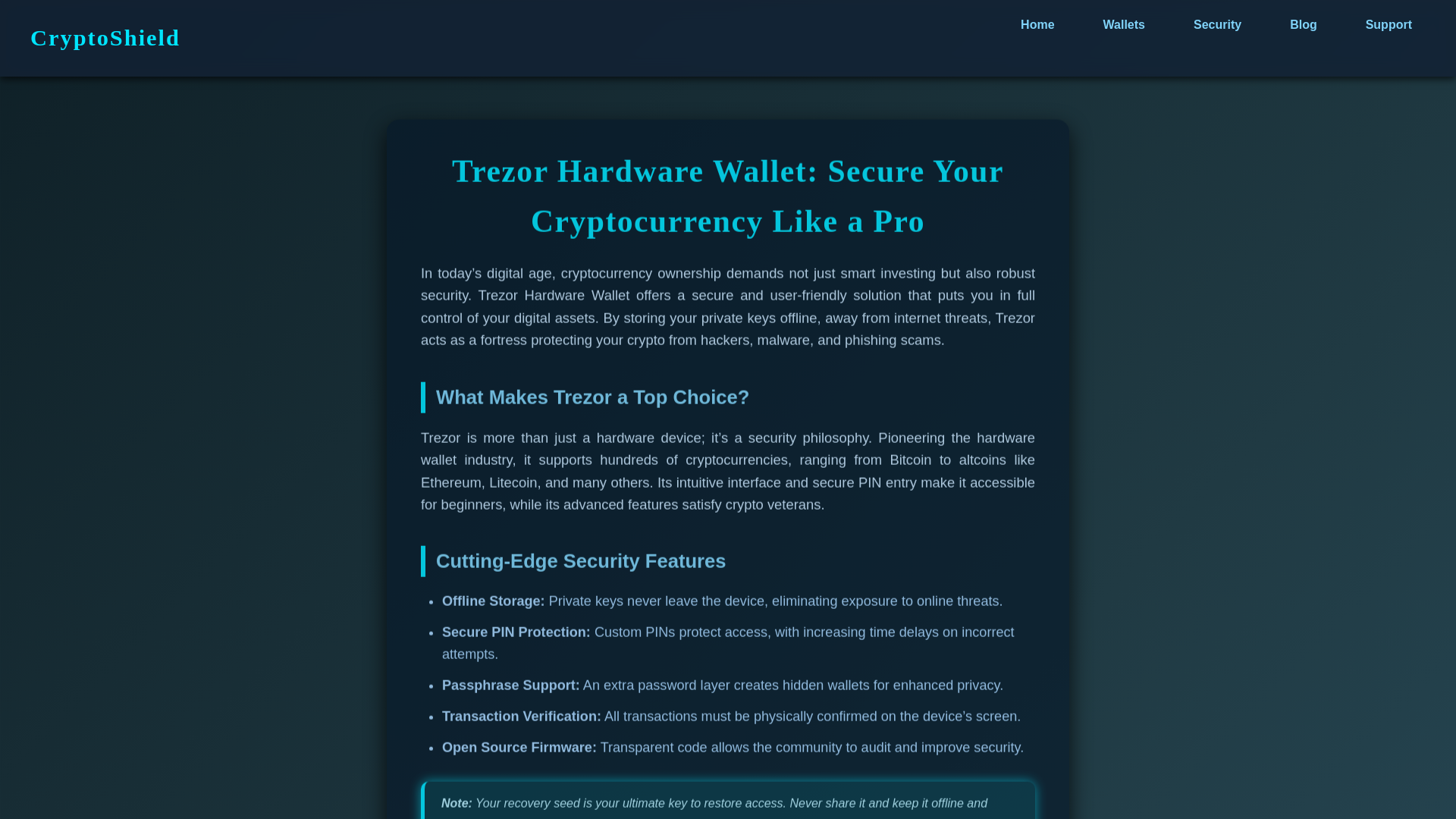 website screenshot of https://teazr-hardware-suport.pages.dev