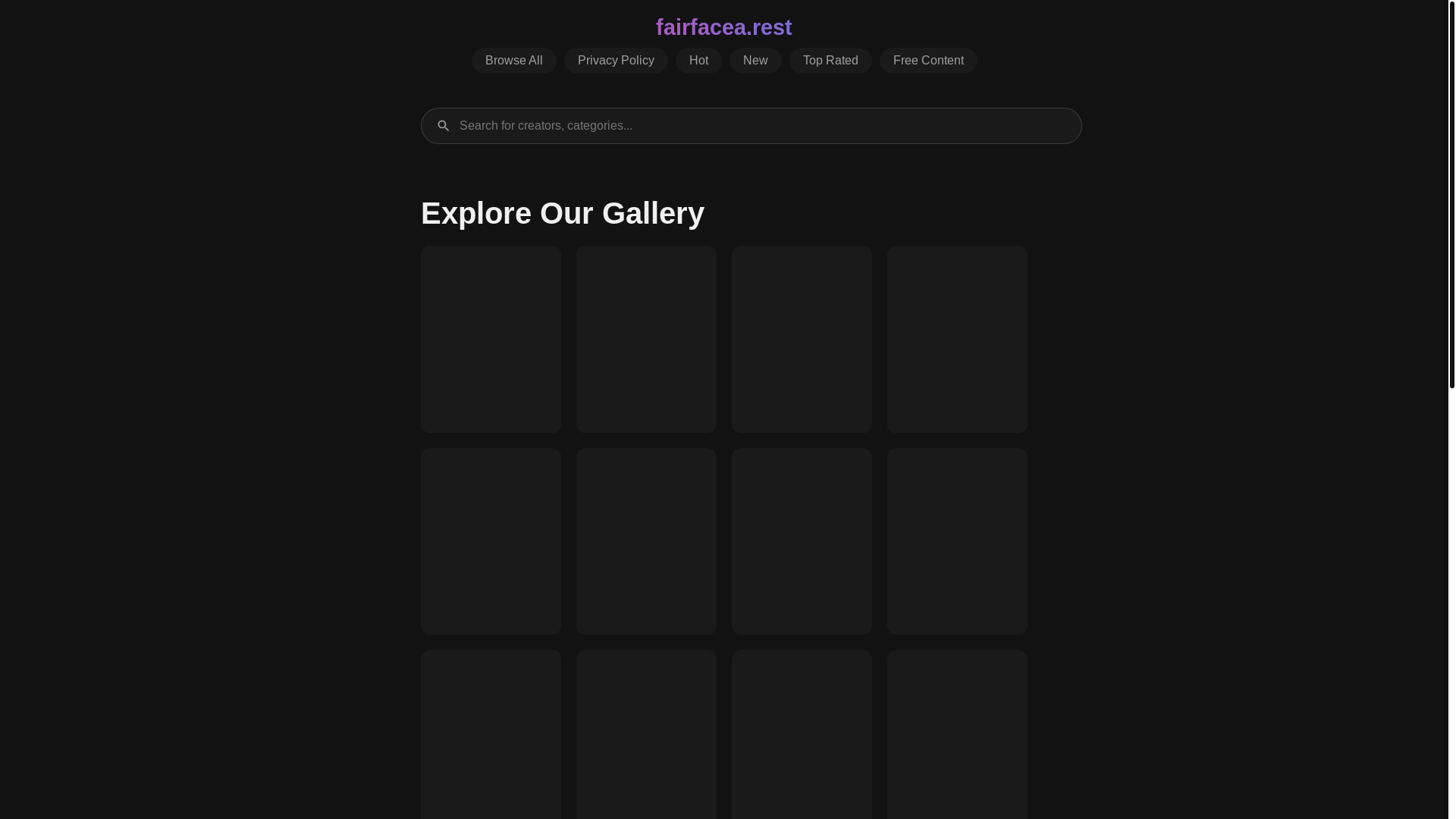 website screenshot of https://fairfacea.rest/