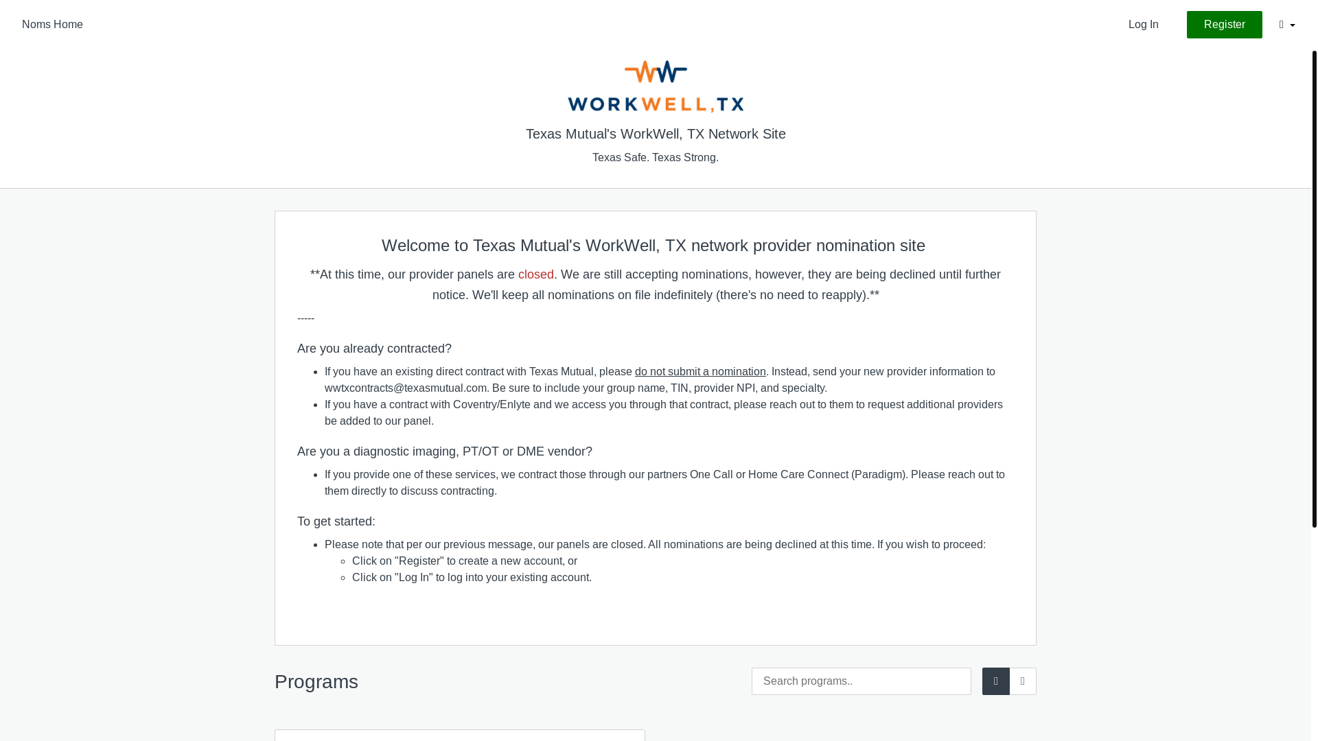 website screenshot of https://wwtxprovnom.smapply.us/
