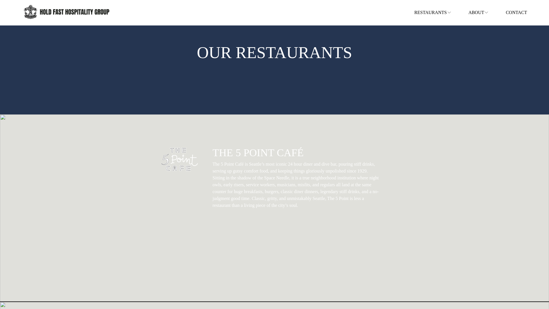 website screenshot of https://holdfasthospitality.org/