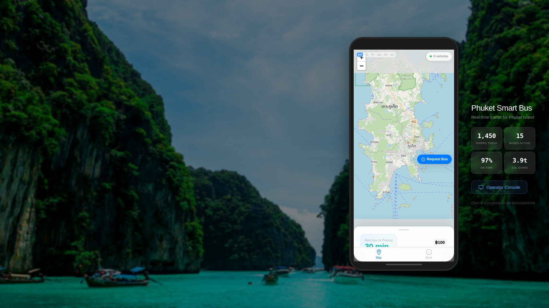 website screenshot of https://phuket-smart-bus.pages.dev/