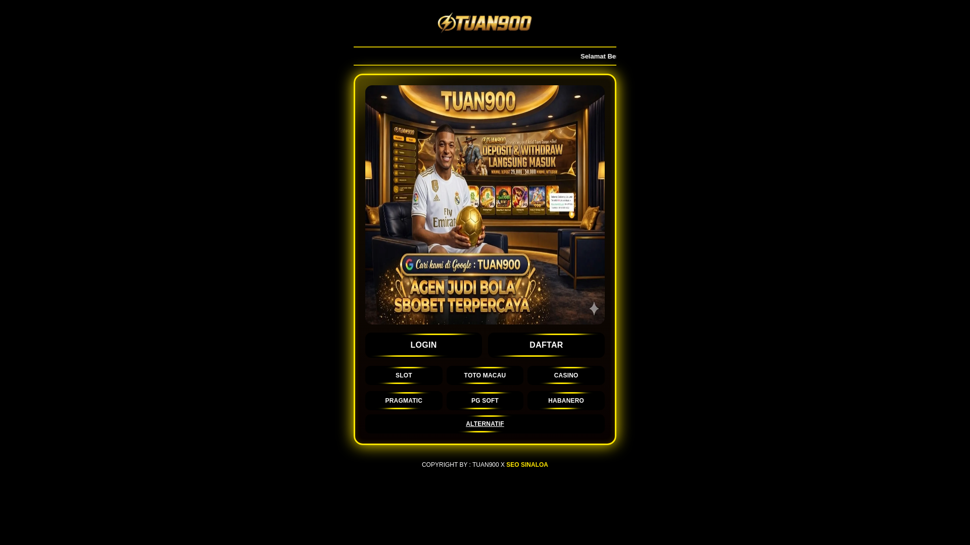 website screenshot of https://tuan-lopa.pages.dev/