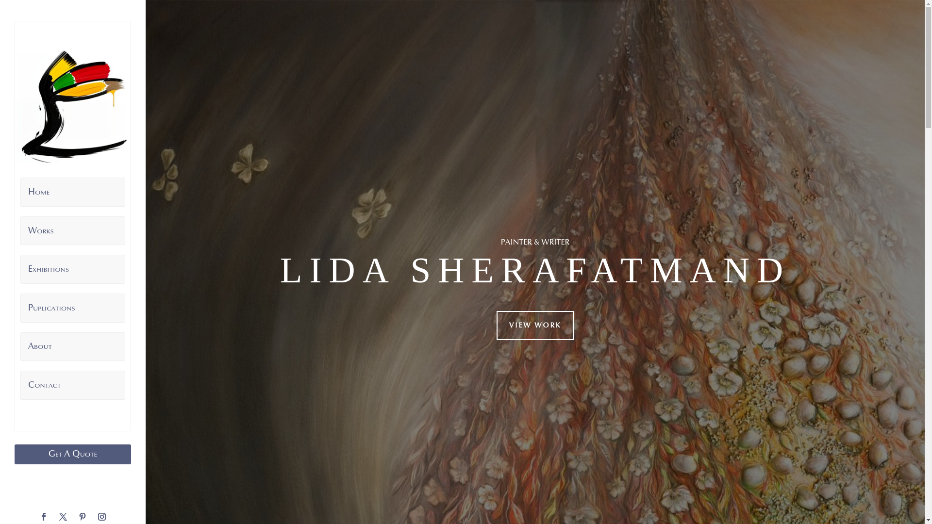 website screenshot of https://lidasherafatmand.com/